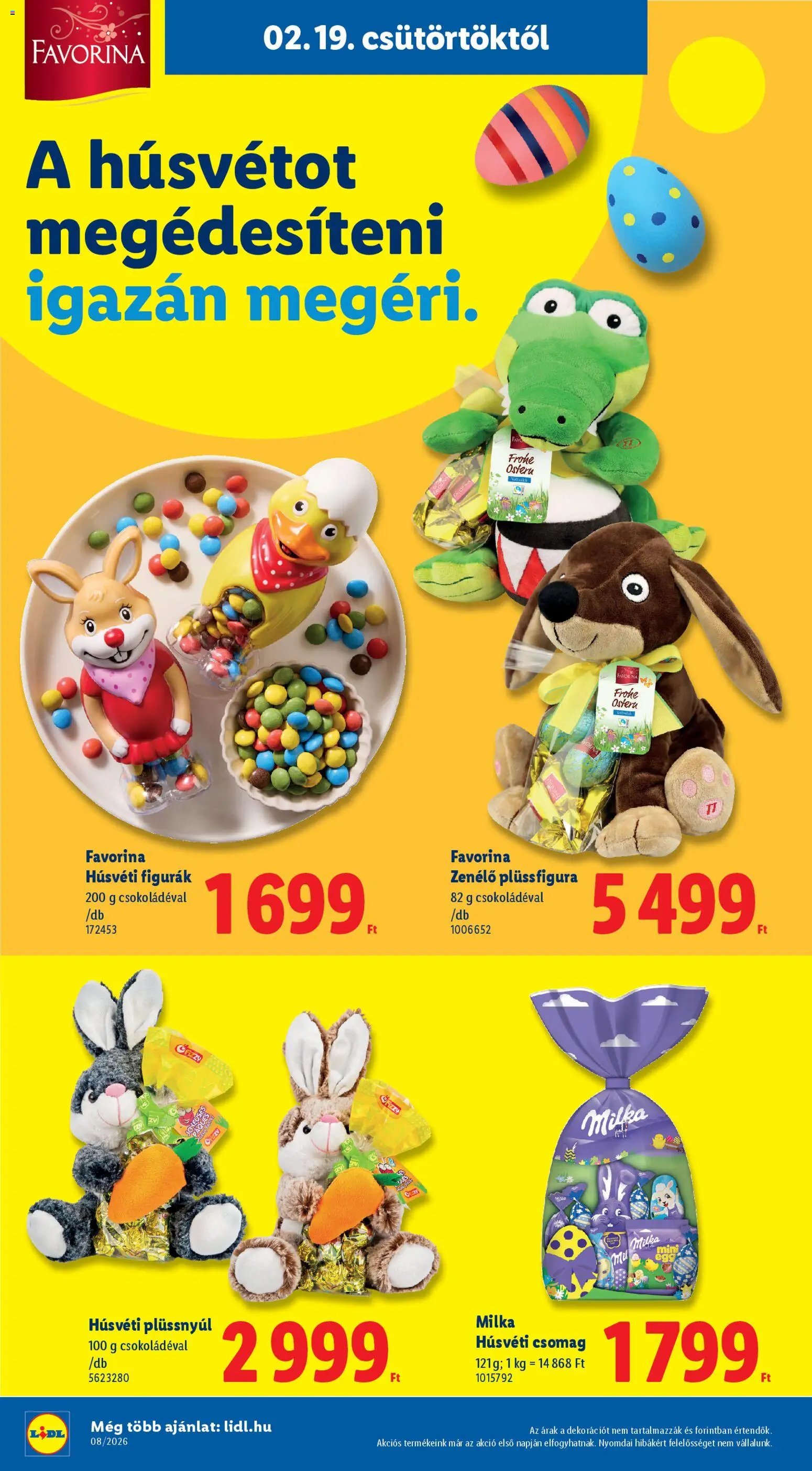 Lidl újság 2026.02.19. Favorina katalógus (2026-02-19 - 2026-03-31)