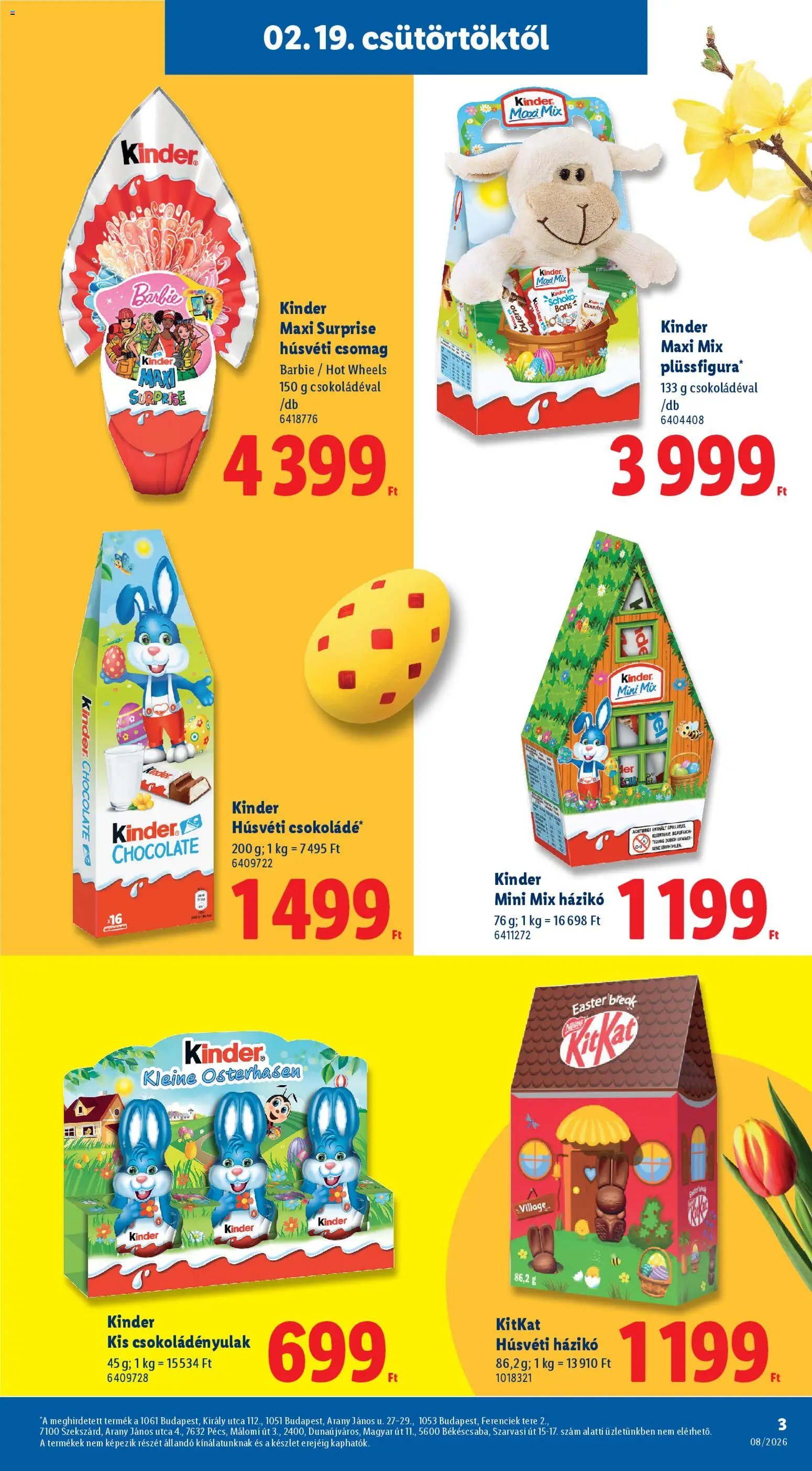 Lidl újság 2026.02.19. Favorina katalógus (2026-02-19 - 2026-03-31)