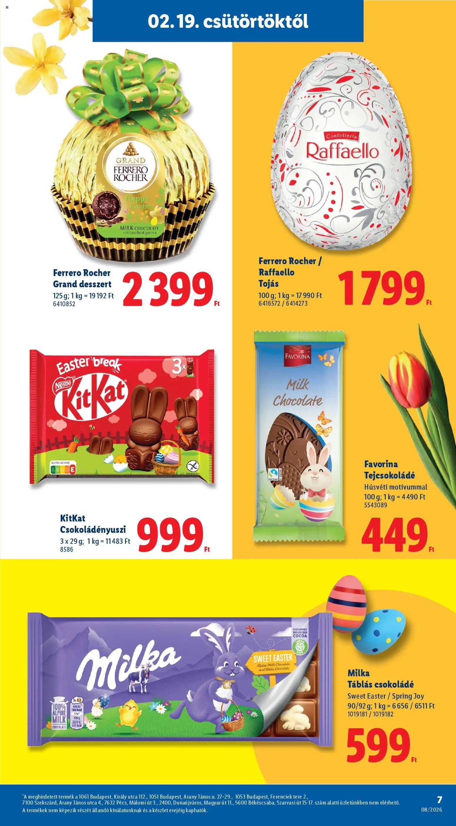 Lidl újság 2026.02.19. Favorina katalógus (2026-02-19 - 2026-03-31)