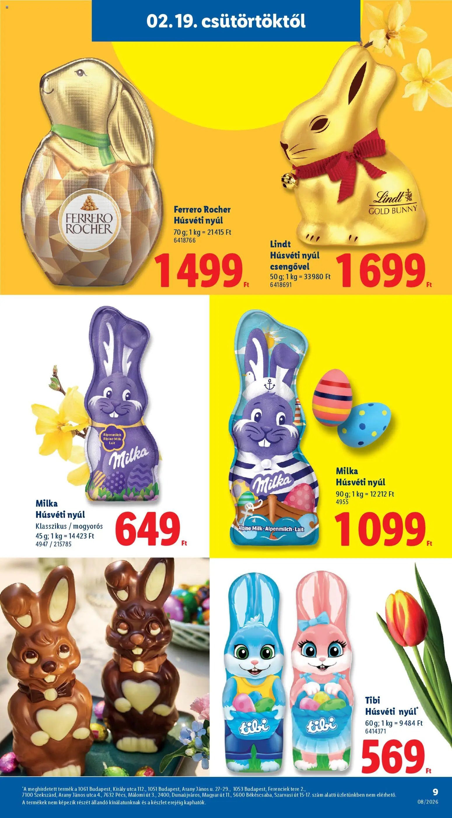 Lidl újság 2026.02.19. Favorina katalógus (2026-02-19 - 2026-03-31)