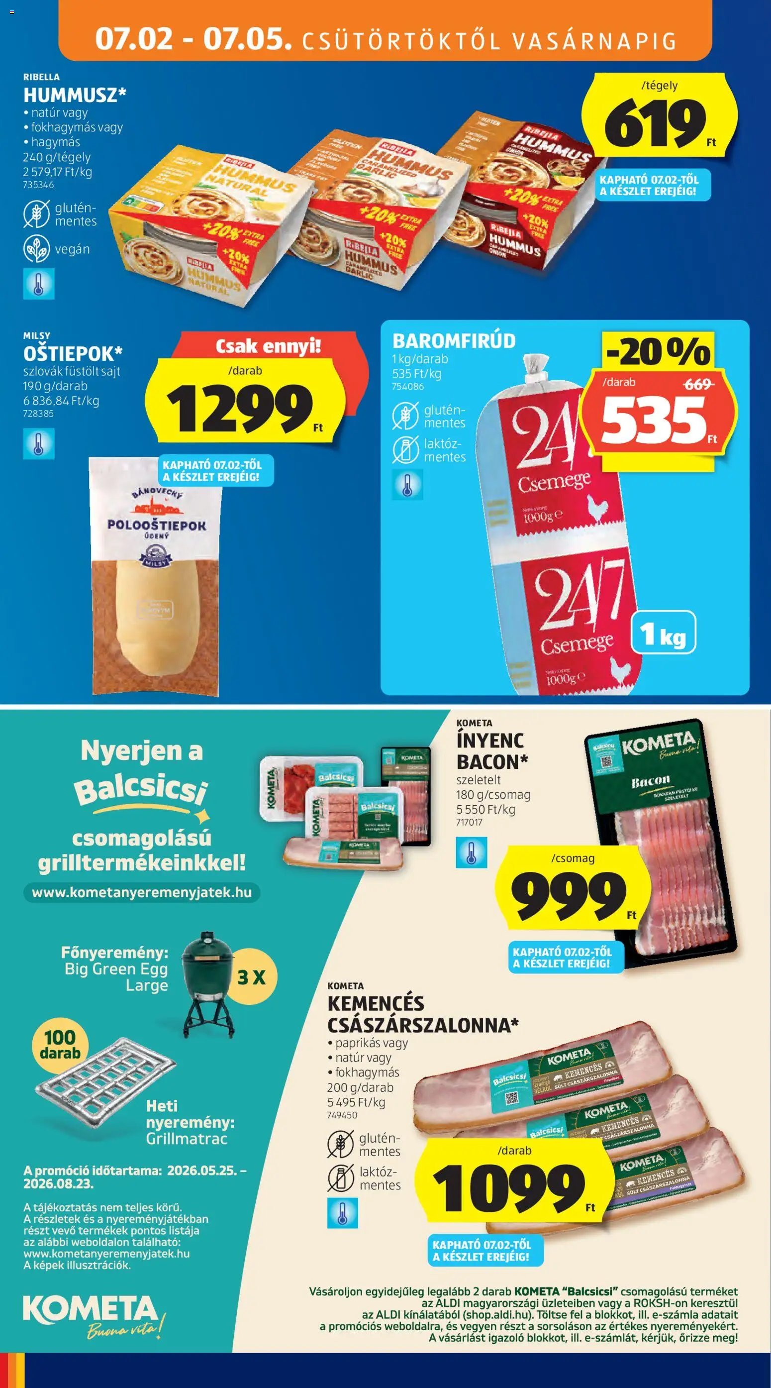 Aldi újság 2026.07.02. Aldi akciós újság