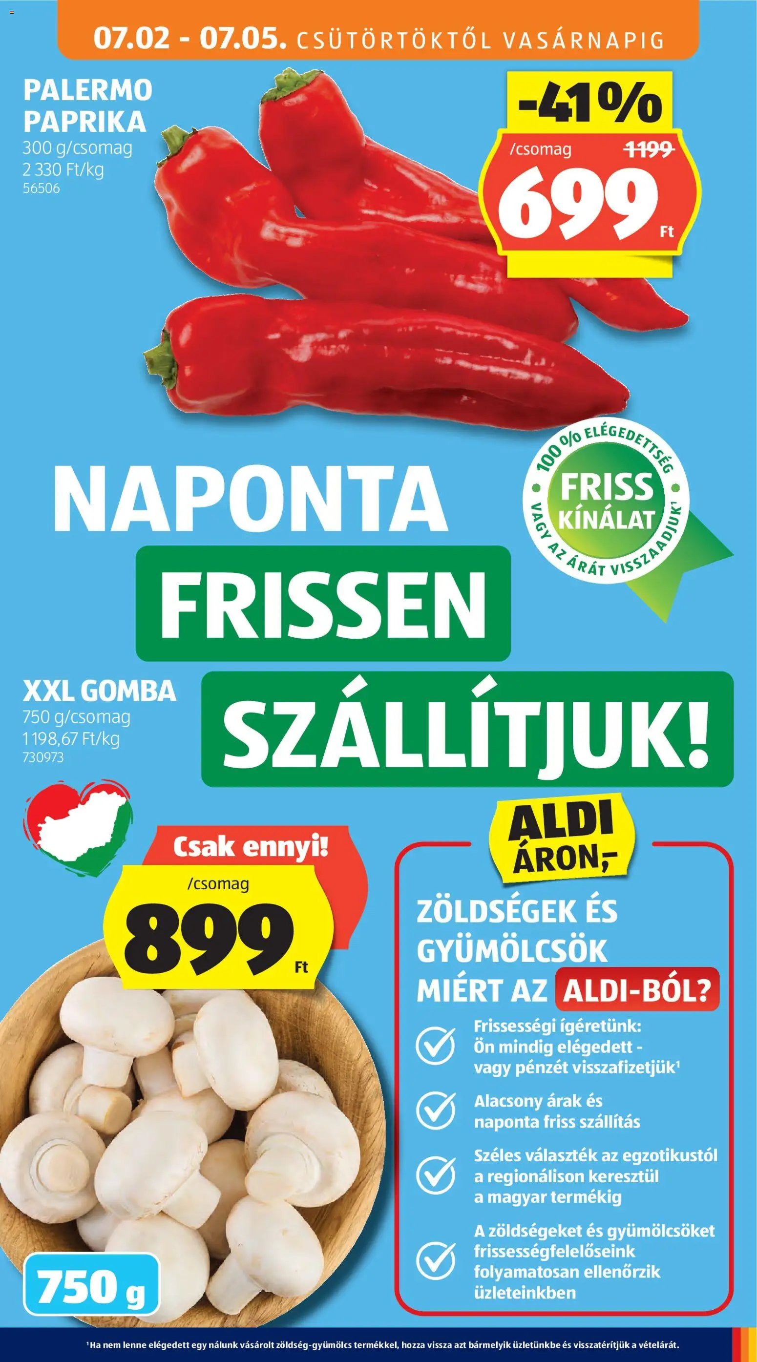 Aldi újság 2026.07.02. Aldi akciós újság