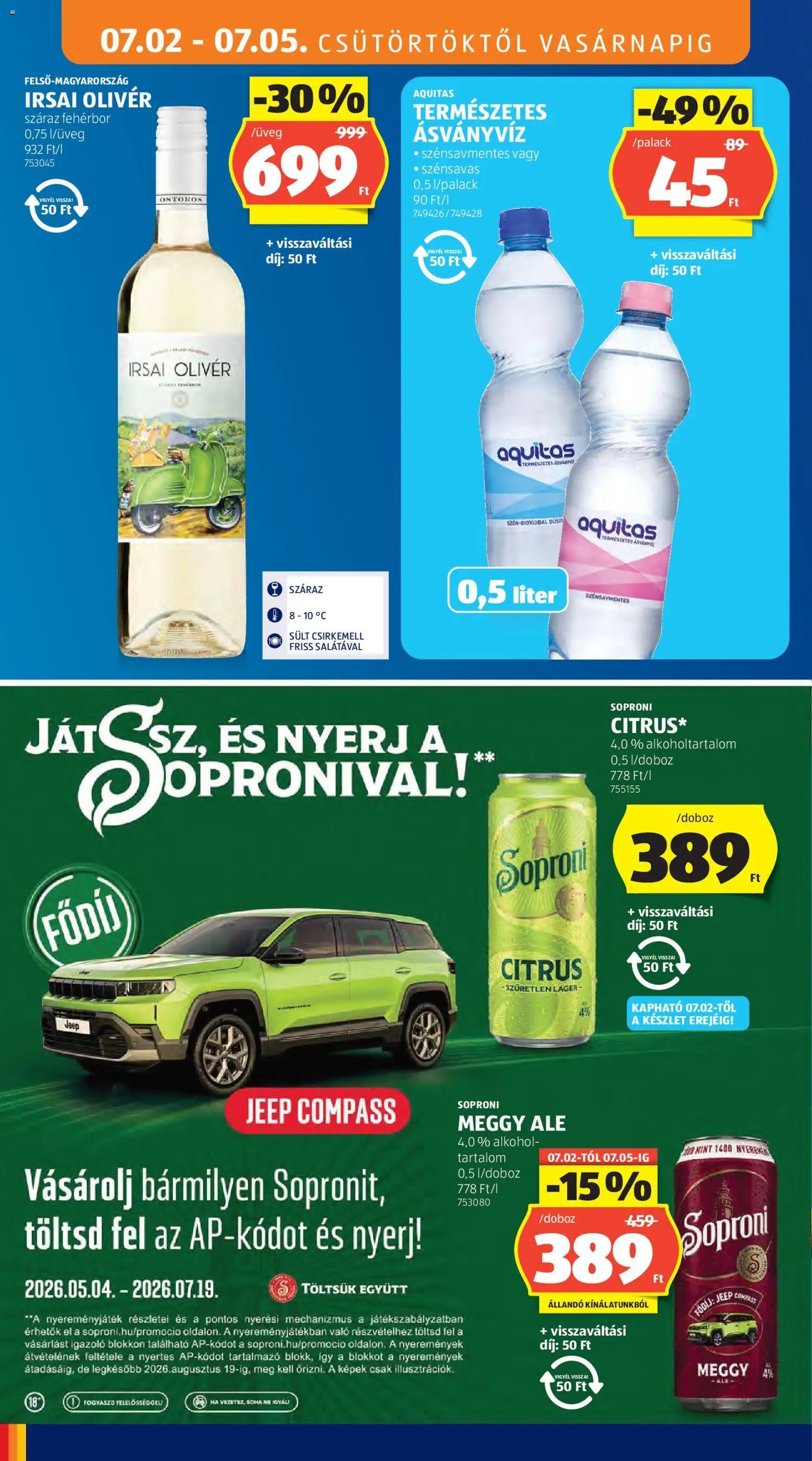 Aldi újság 2026.07.02. Aldi akciós újság