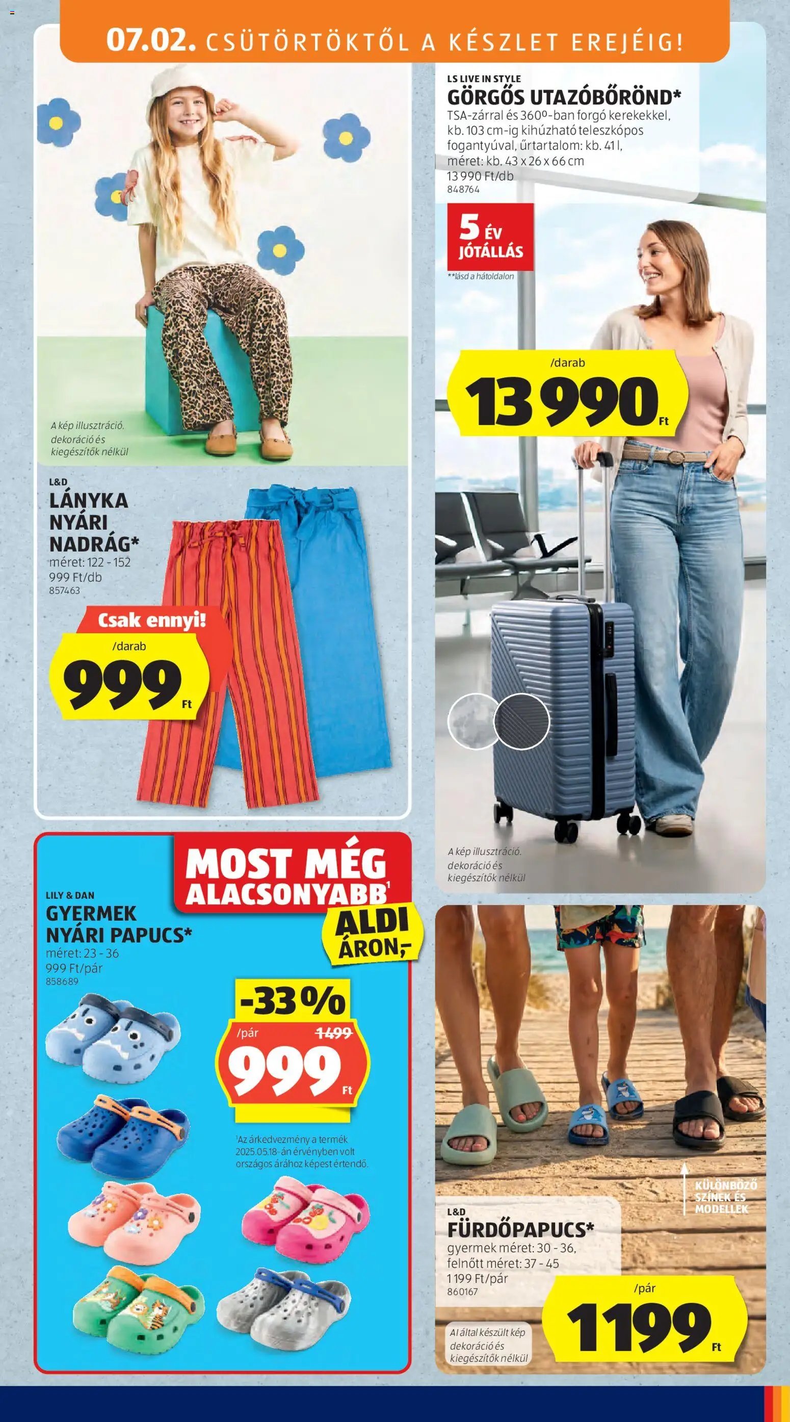Aldi újság 2026.07.02. Aldi akciós újság
