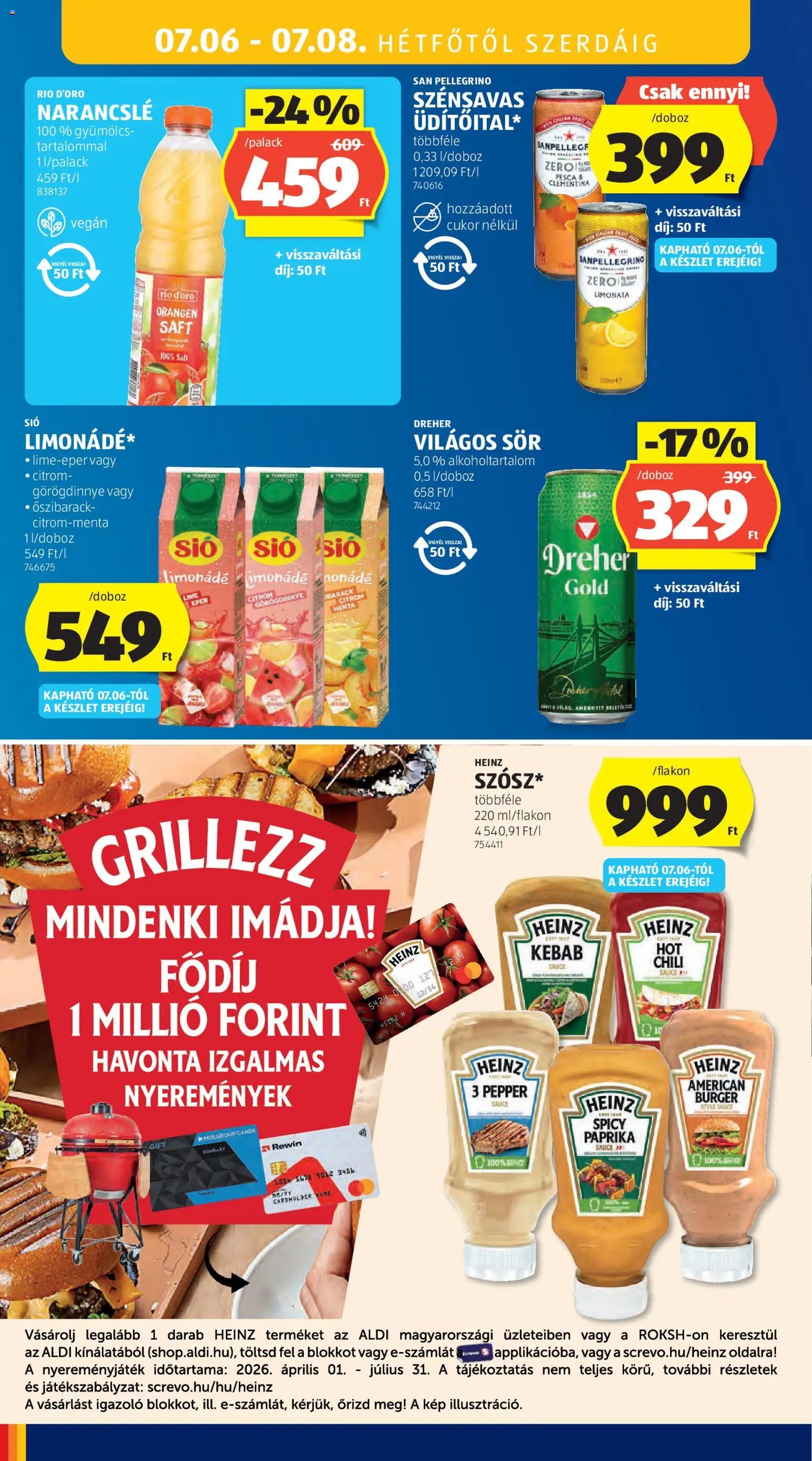Aldi újság 2026.07.02. Aldi akciós újság