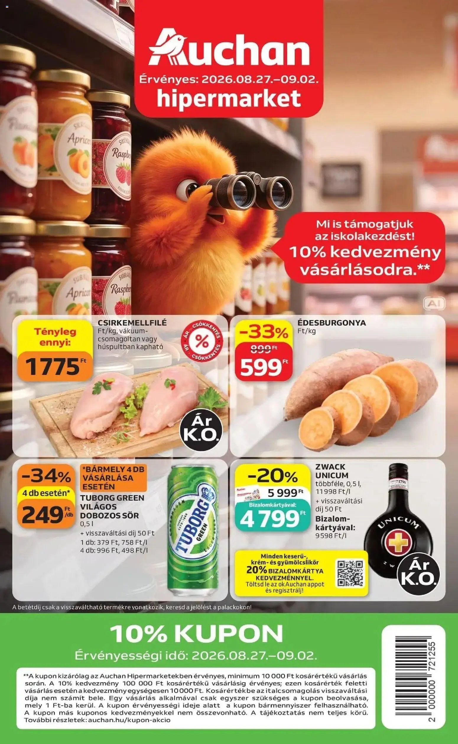 Auchan újság 2026.08.27. Auchan akciós újság Szolnok