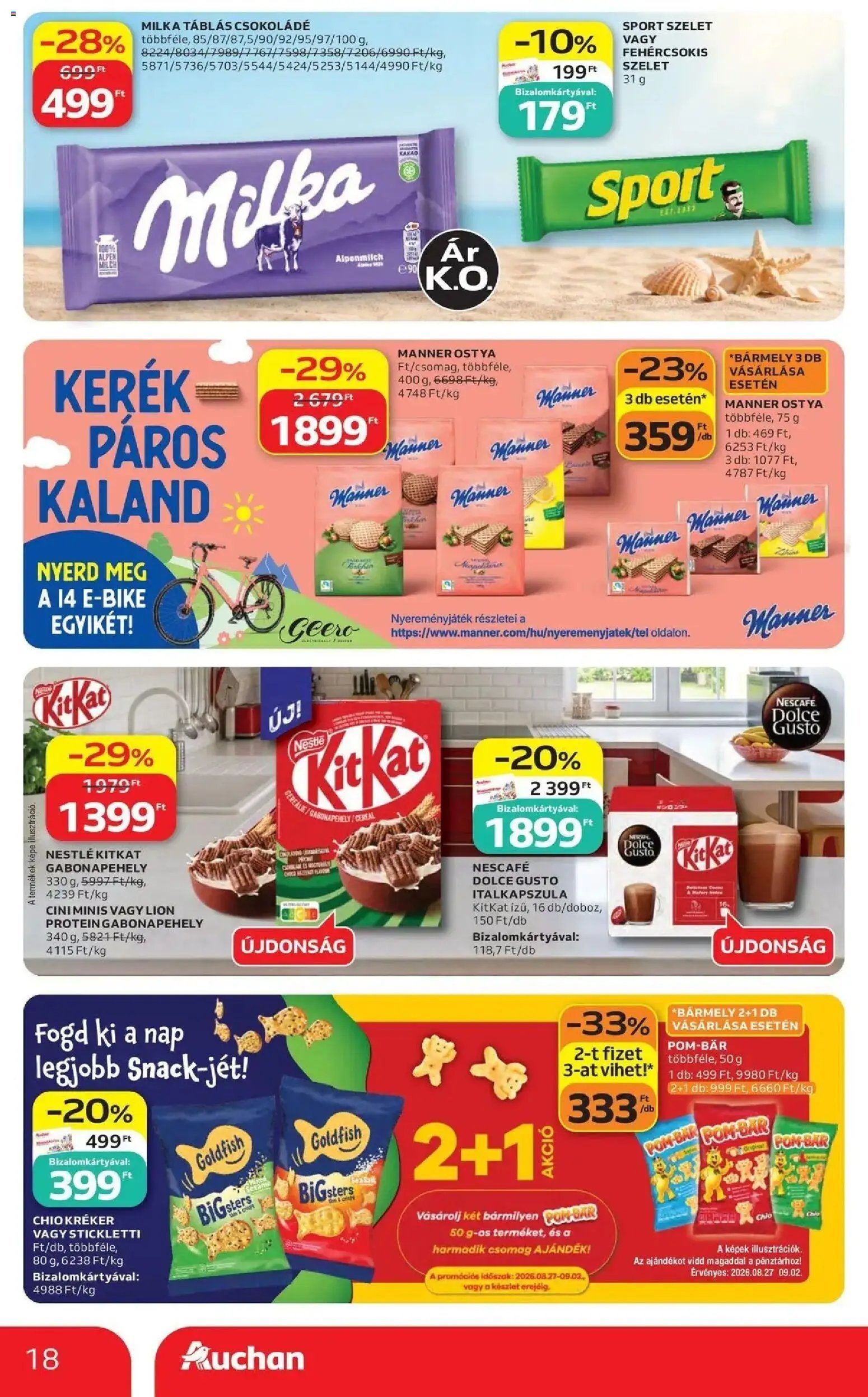 Auchan újság 2026.08.27. Auchan akciós újság Szolnok