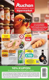 Auchan újság 2026.08.27. Auchan akciós újság Szolnok
