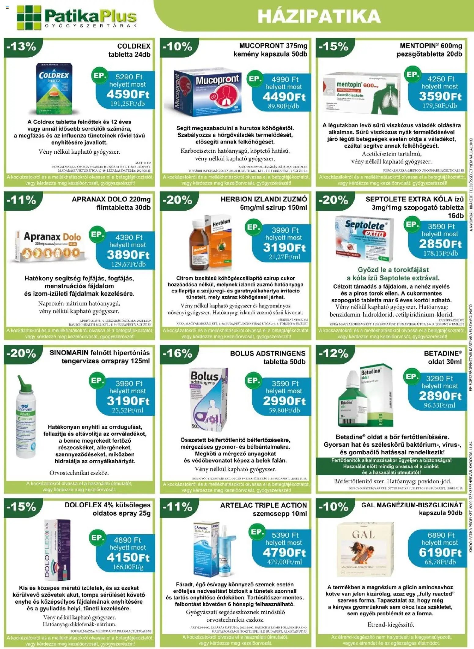 PatikaPlus újság 2026.03.01. PatikaPlus akciós újság (2026-03-01 - 2026-03-31)