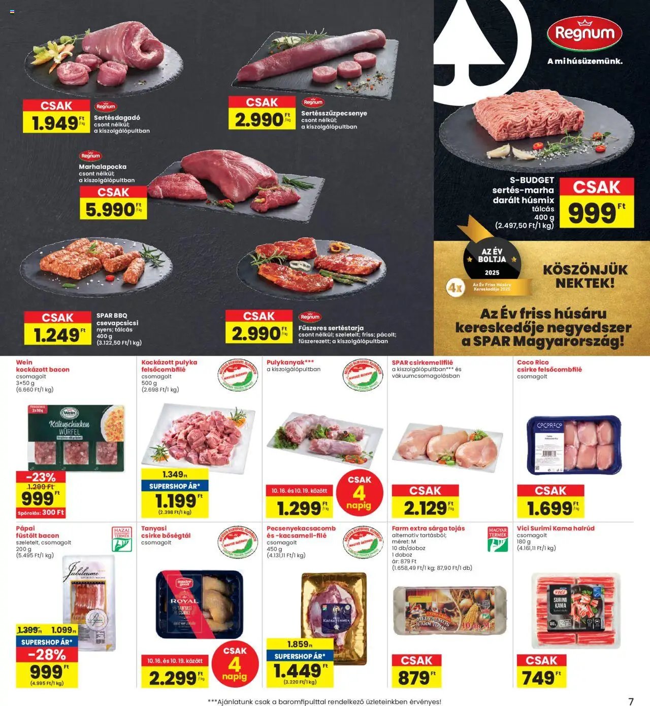 Interspar újság 2025.10.16. Akciós újság Interspar (2025-10-16 - 2025-10-22)