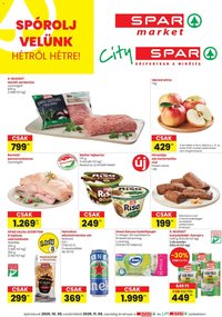 Spar újság 2025.10.30. City Spar szórólap (2025-10-30 - 2025-11-05)