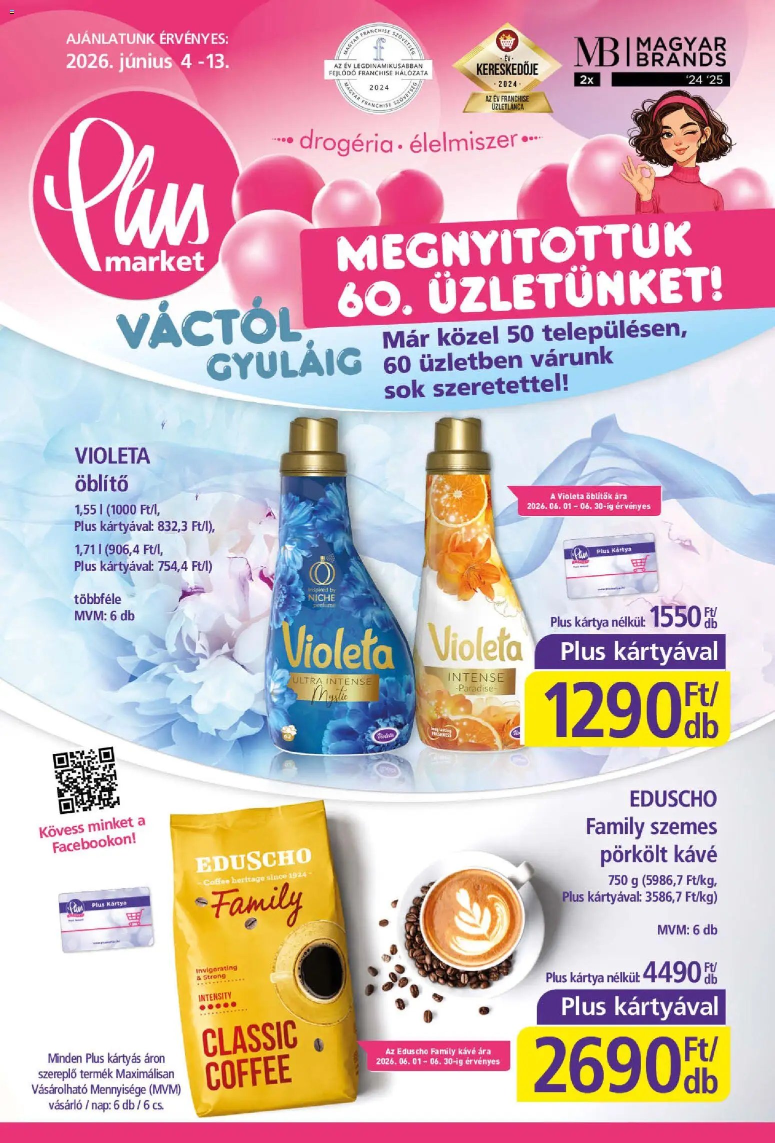 Plus Market újság 2026.06.04. Plus Market akciós újság