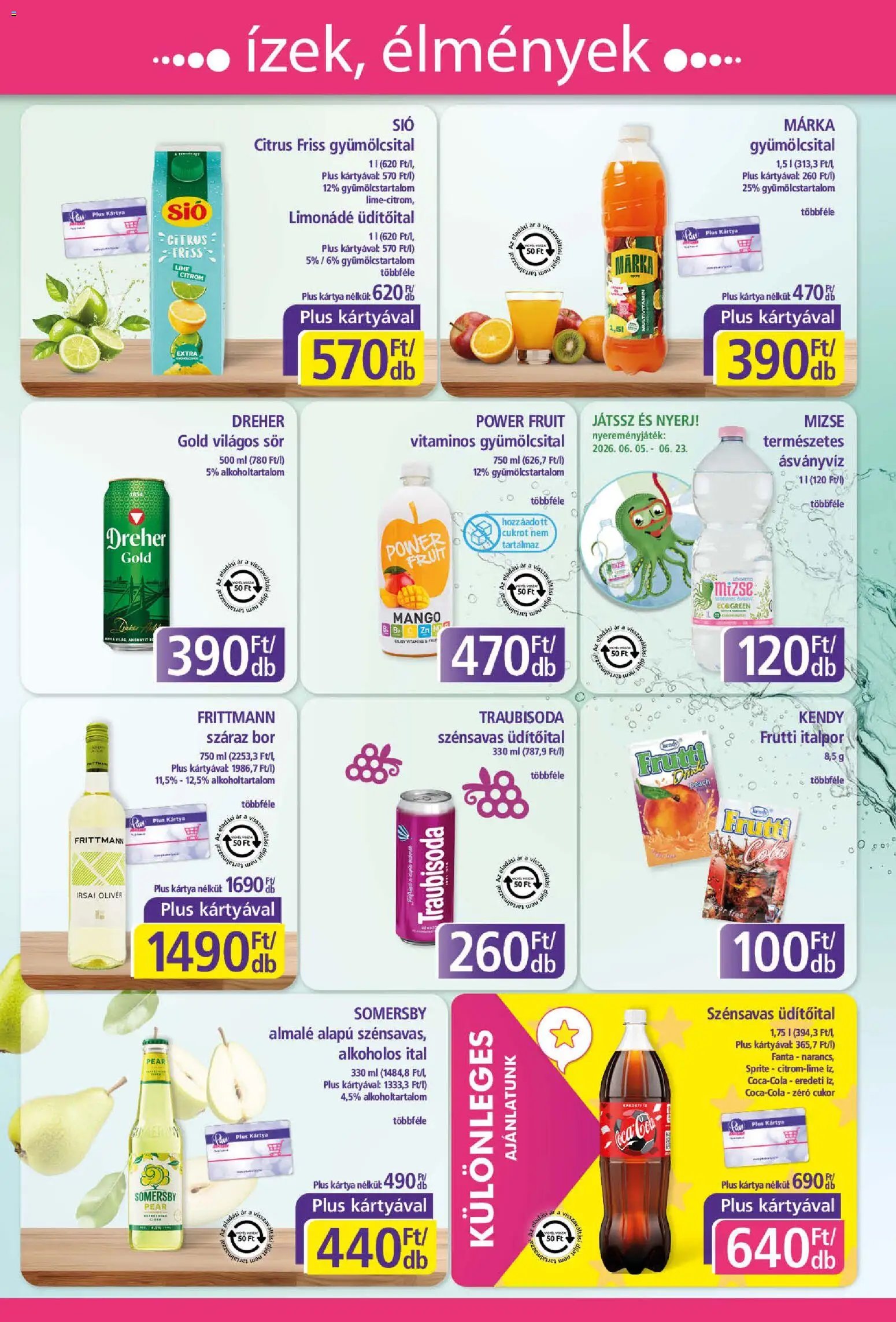 Plus Market újság 2026.06.04. Plus Market akciós újság