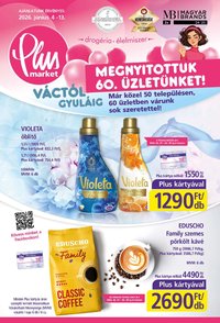 Plus Market újság 2026.06.04. Plus Market akciós újság