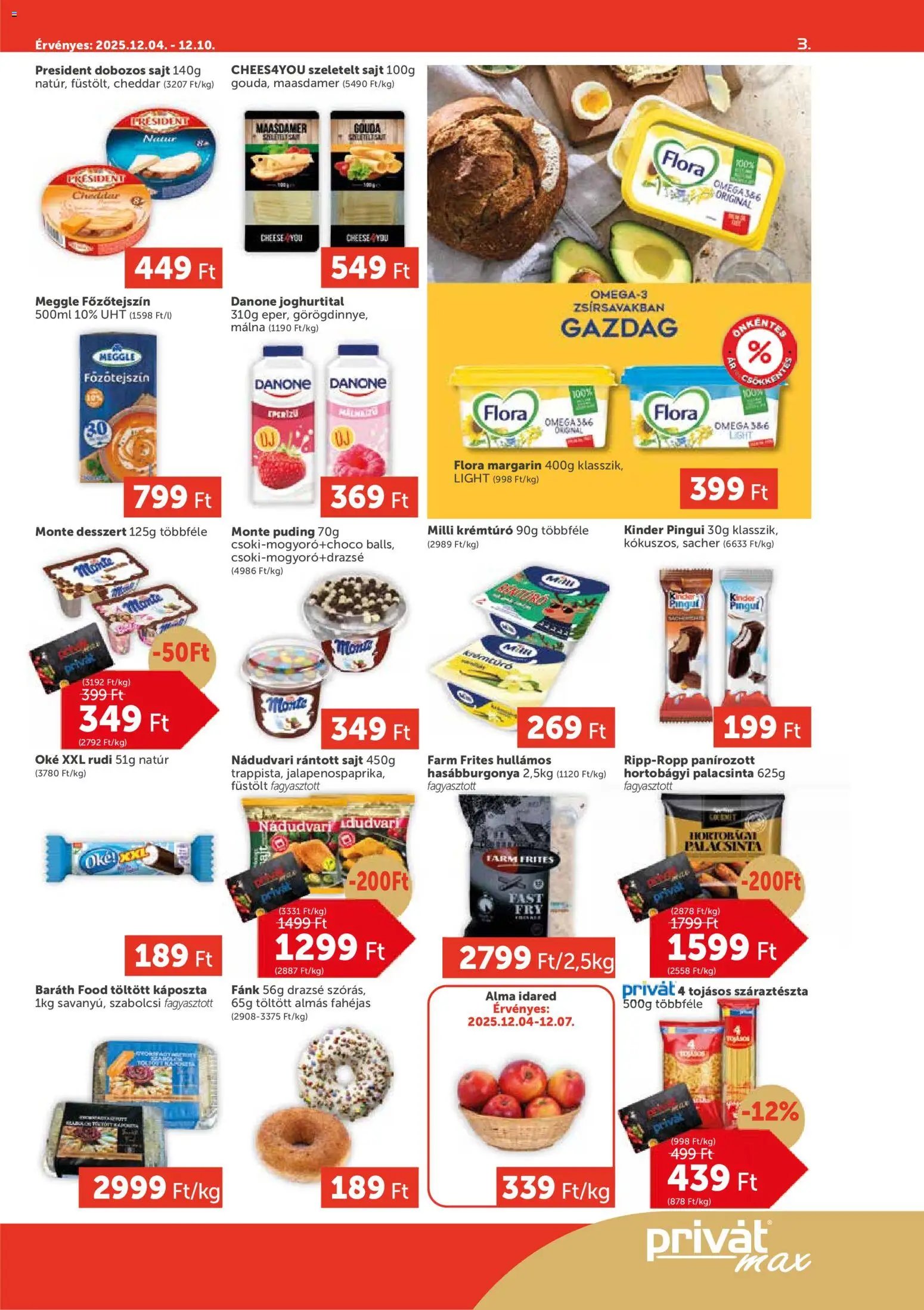 PRIVÁT újság 2025.12.04. Aktuális szórólap MAX (2025-12-04 - 2025-12-10)