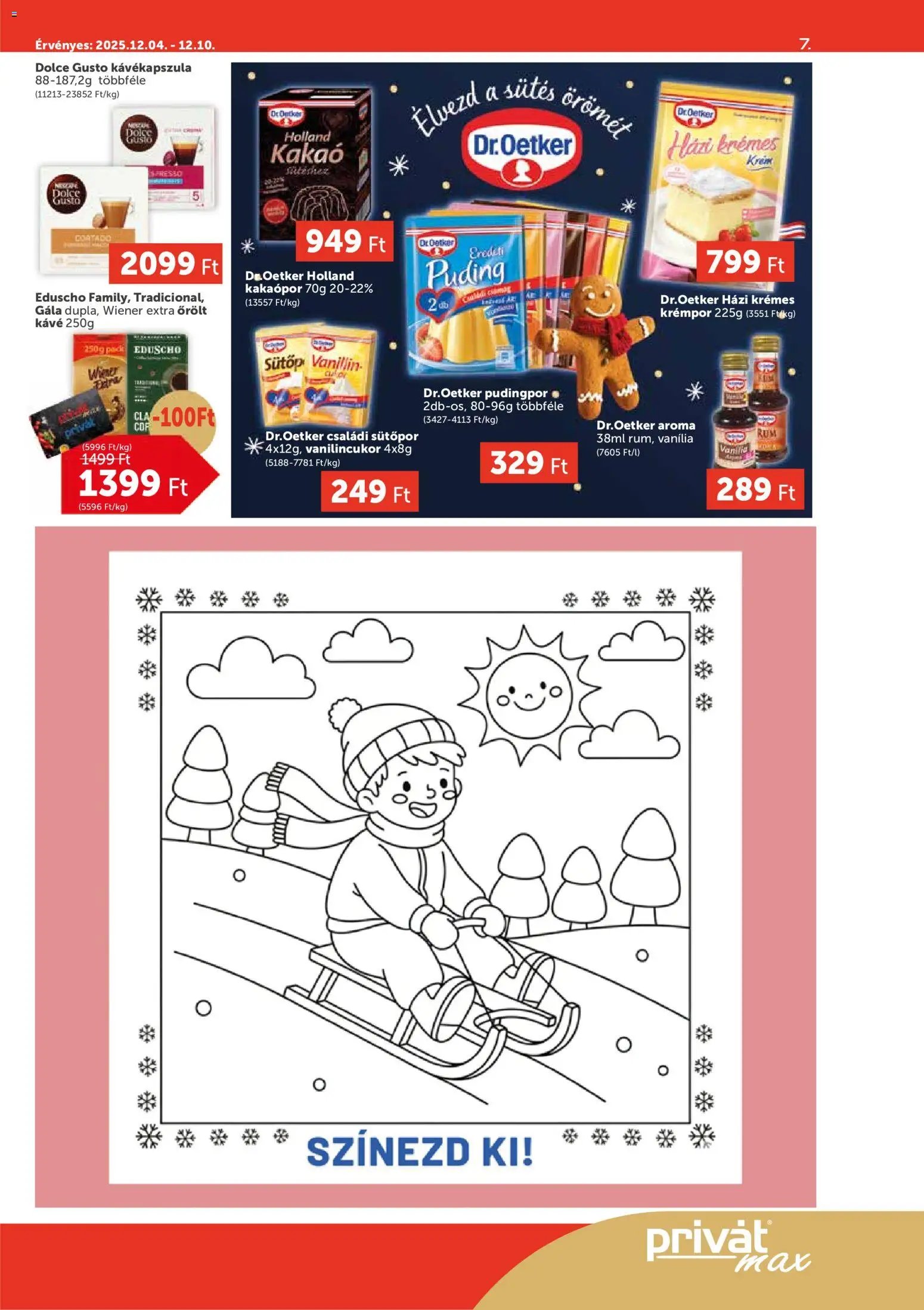 PRIVÁT újság 2025.12.04. Aktuális szórólap MAX (2025-12-04 - 2025-12-10)
