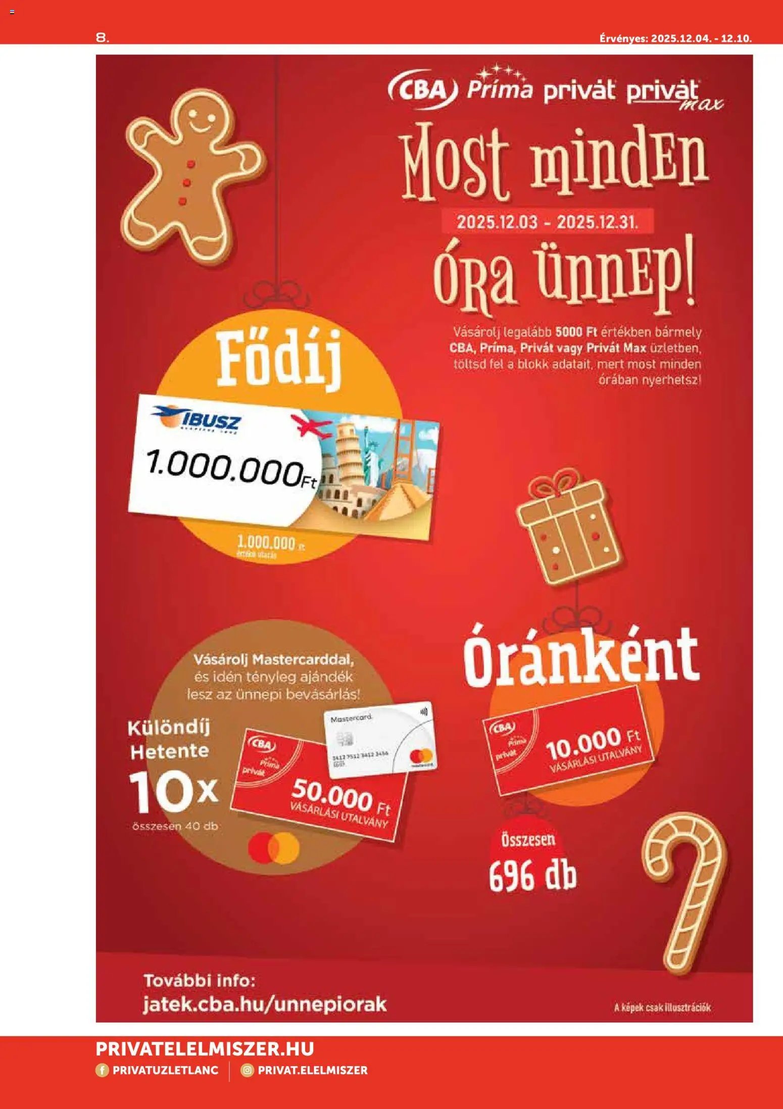 PRIVÁT újság 2025.12.04. Aktuális szórólap MAX (2025-12-04 - 2025-12-10)