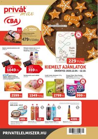 PRIVÁT újság 2025.12.04. Aktuális szórólap MAX (2025-12-04 - 2025-12-10)