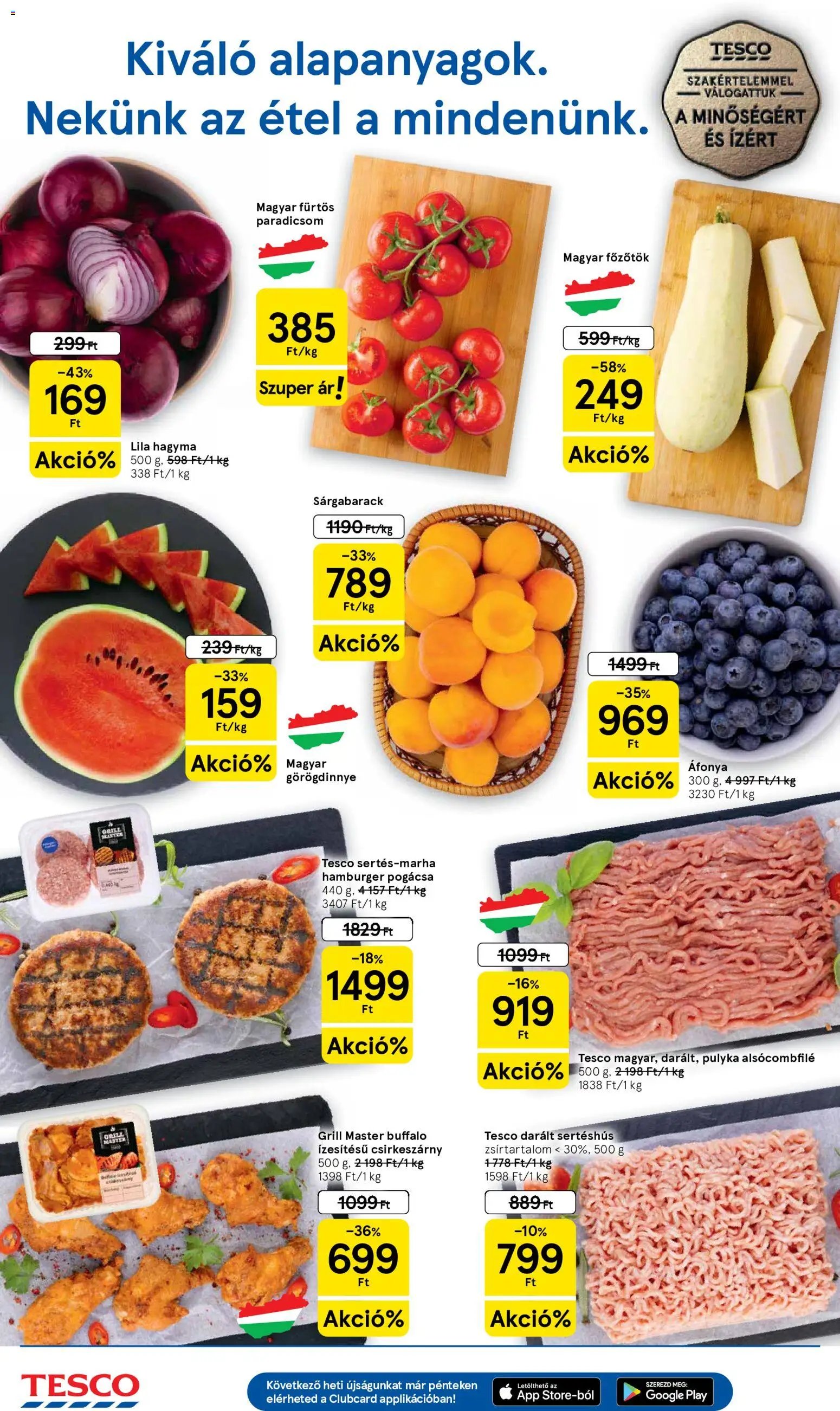 Tesco újság 2026.07.30. Tesco Szupermarket akciós újság