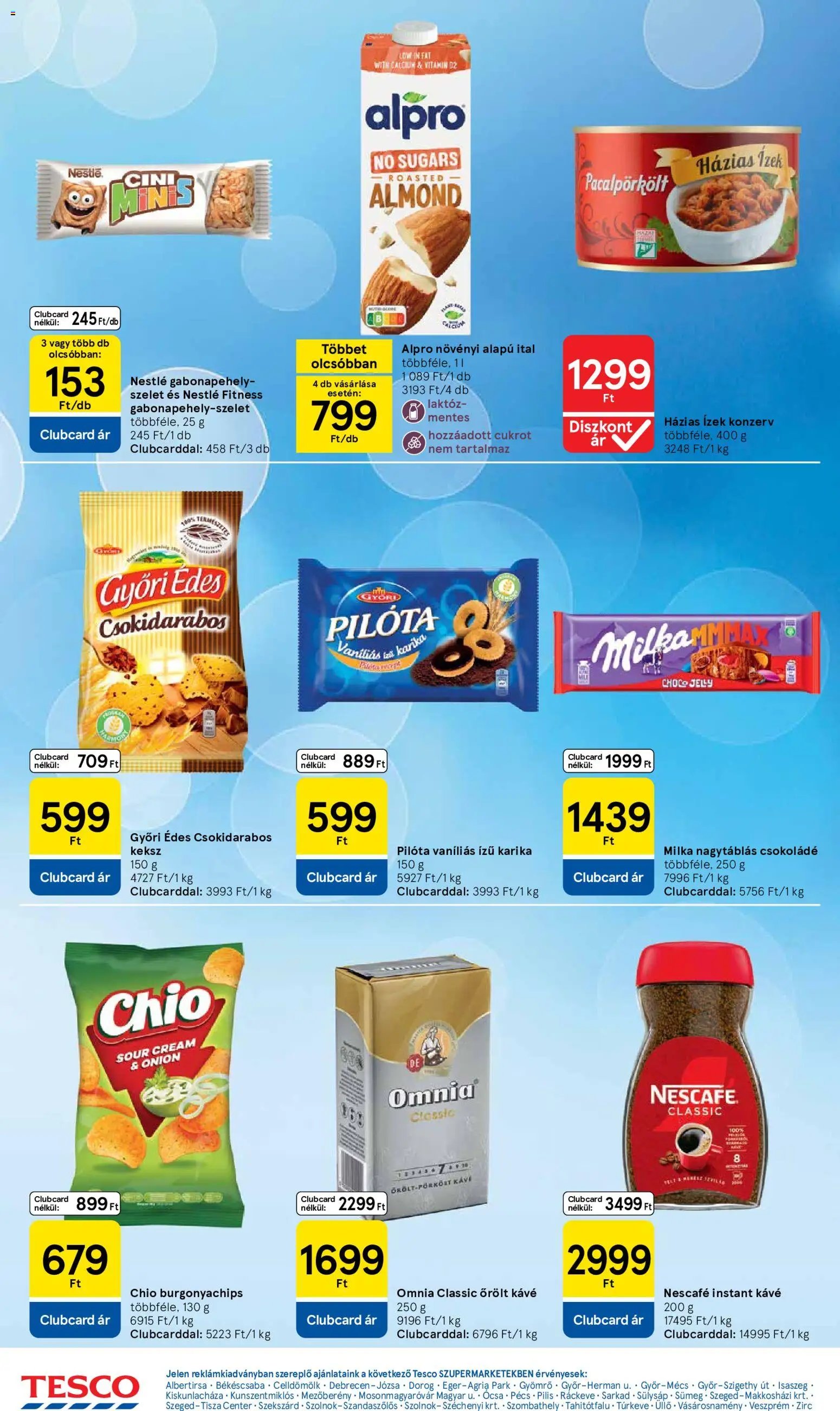 Tesco újság 2026.07.30. Tesco Szupermarket akciós újság