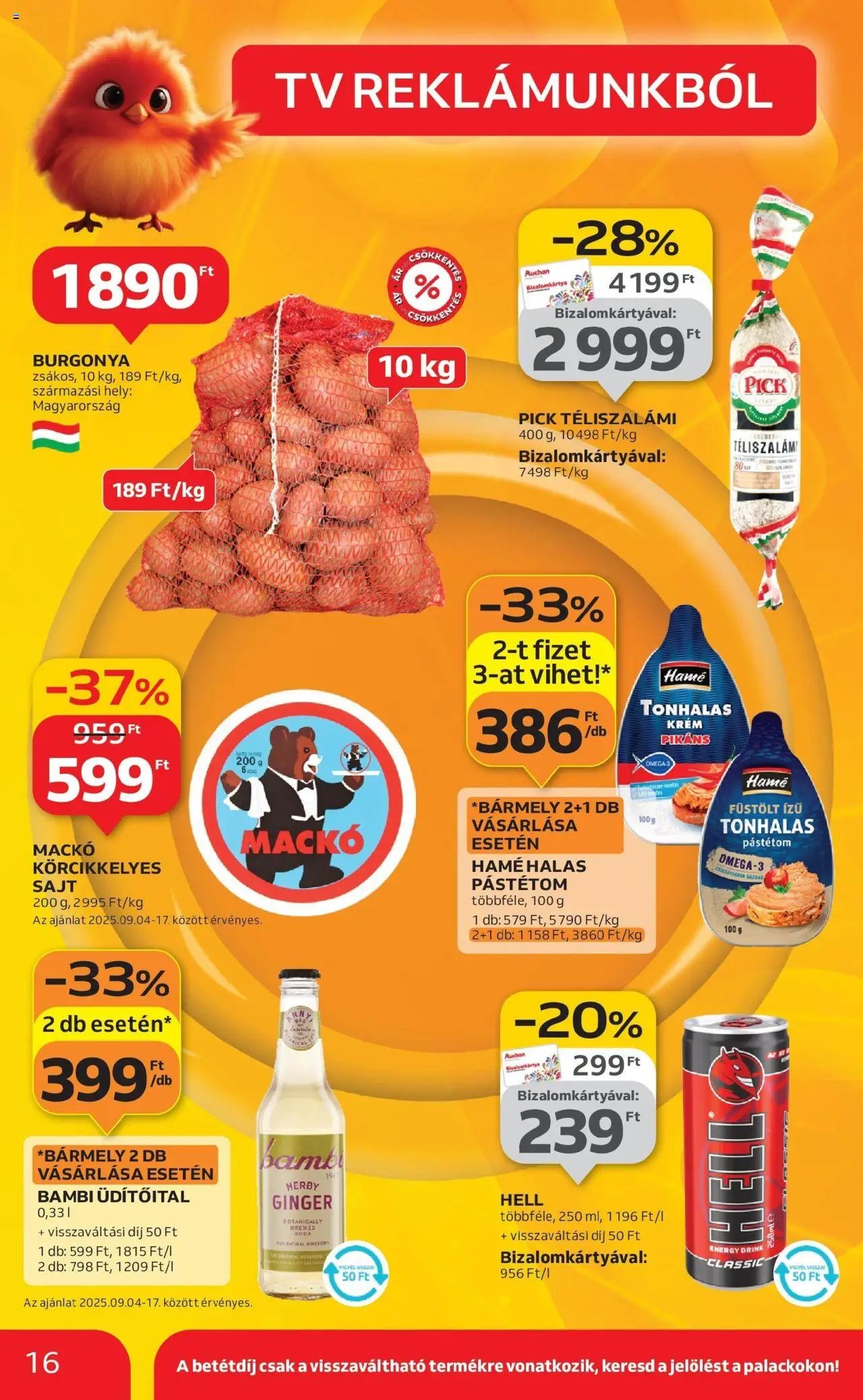 Auchan újság 2025.09.04. Debrecen Akciós újság Auchan (2025-09-04 - 2025-09-10)