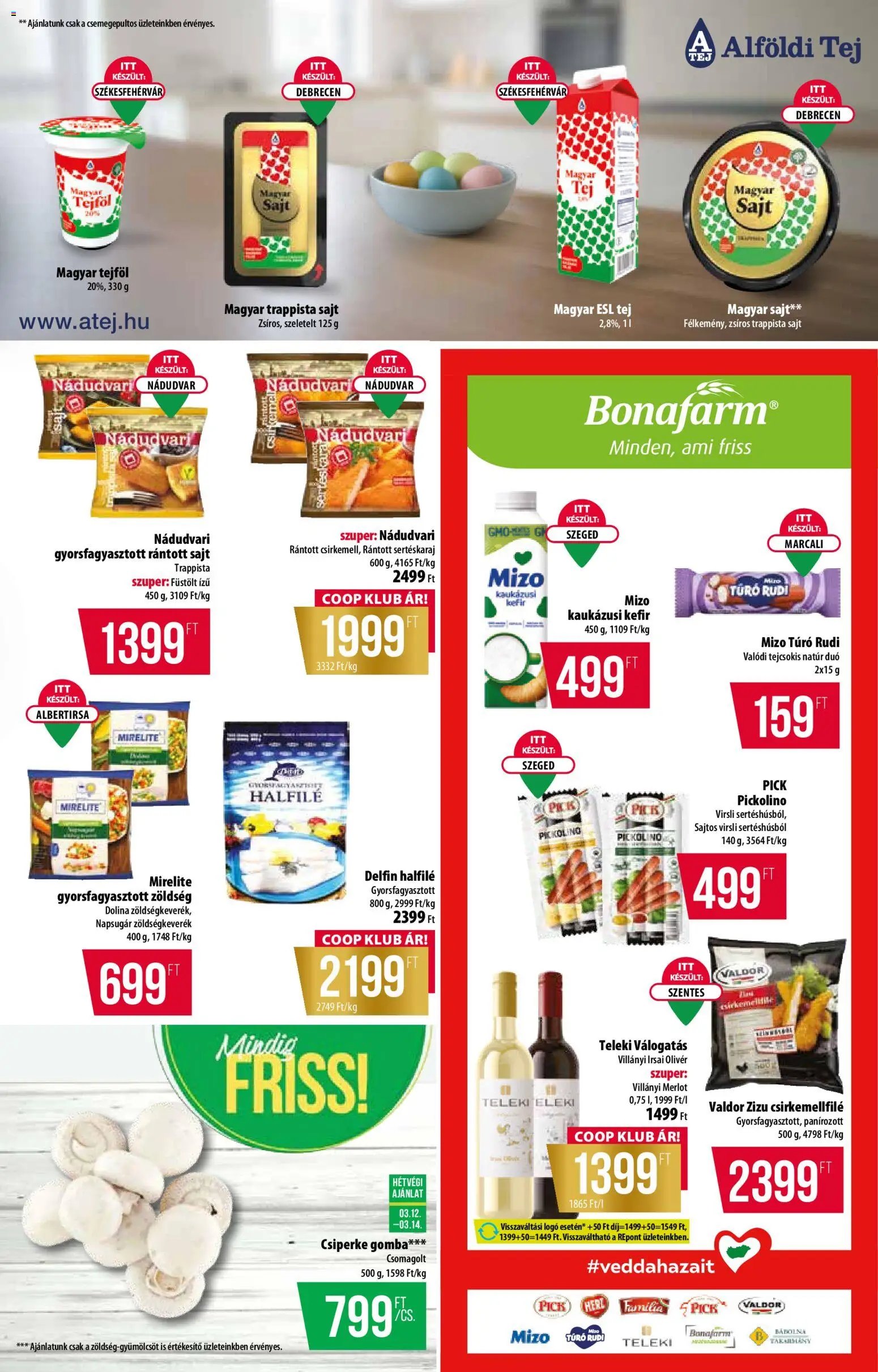 COOP újság 2026.03.12. COOP - Abc & szuper / Alföld Pro-Coop Zrt. (2026-03-12 - 2026-03-18)