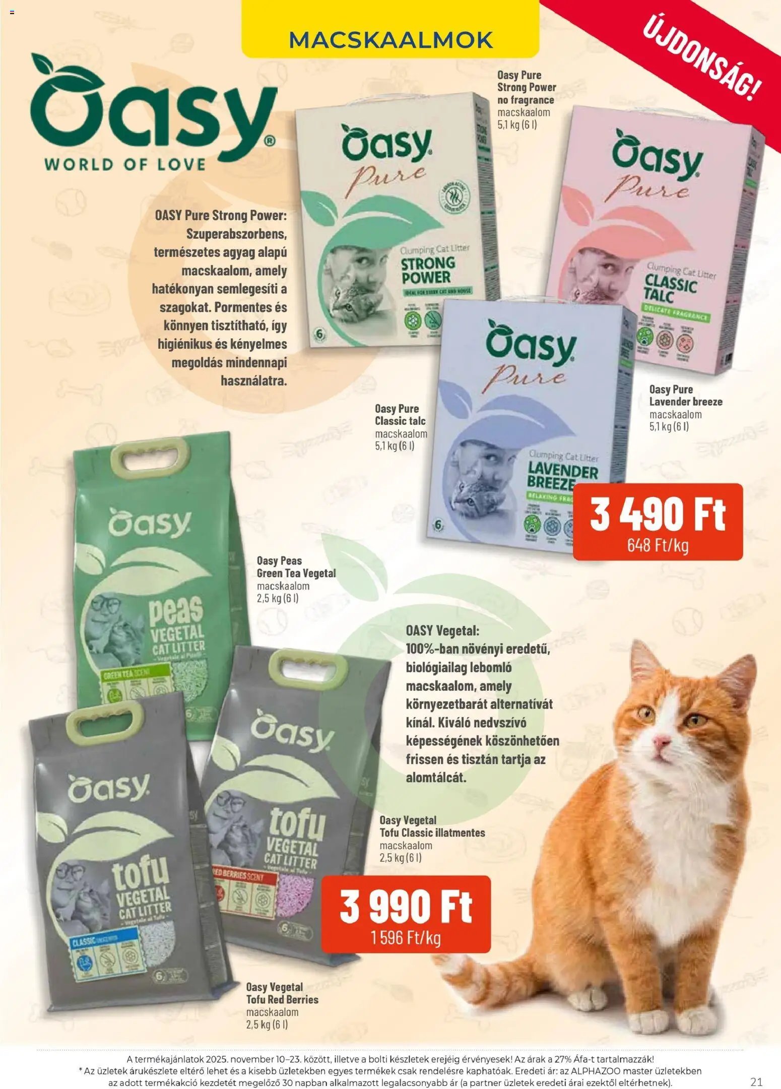 AlphaZoo újság 2025.11.10. Akciós újság AlphaZoo (2025-11-10 - 2025-11-23)