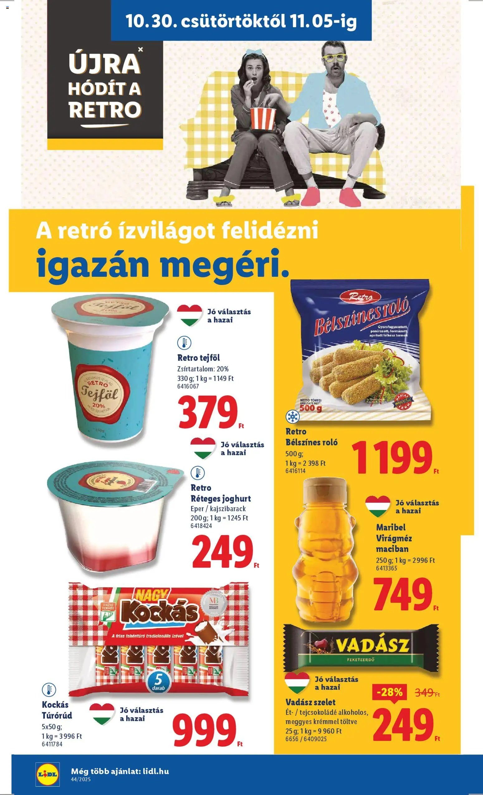 Lidl újság 2025.10.30. Akciós újság Lidl (2025-10-30 - 2025-11-05)