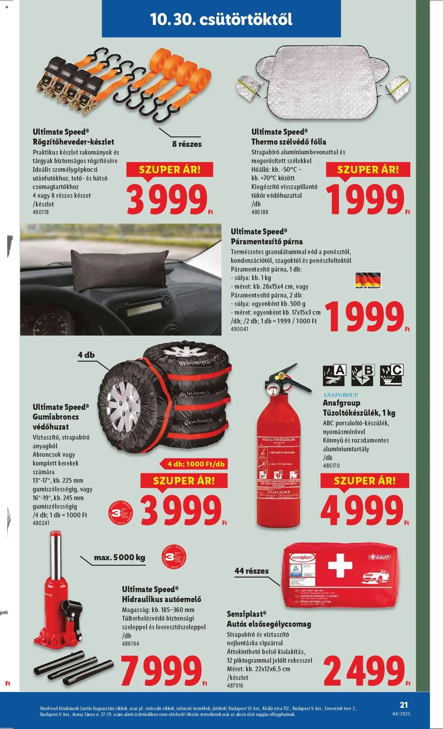 Lidl újság 2025.10.30. Akciós újság Lidl (2025-10-30 - 2025-11-05)