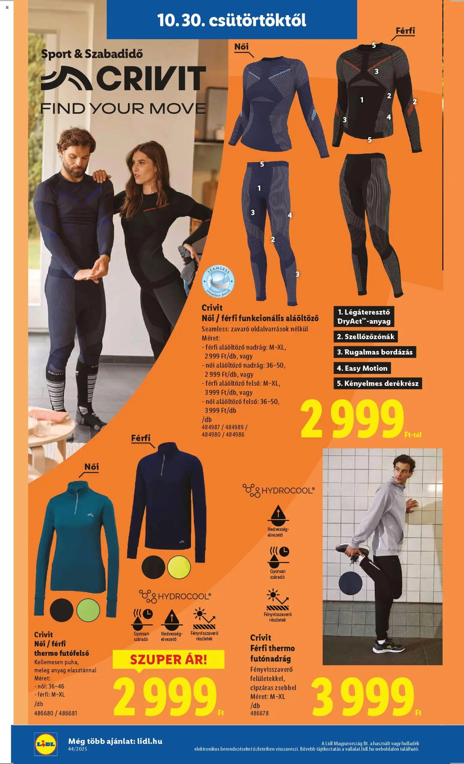Lidl újság 2025.10.30. Akciós újság Lidl (2025-10-30 - 2025-11-05)