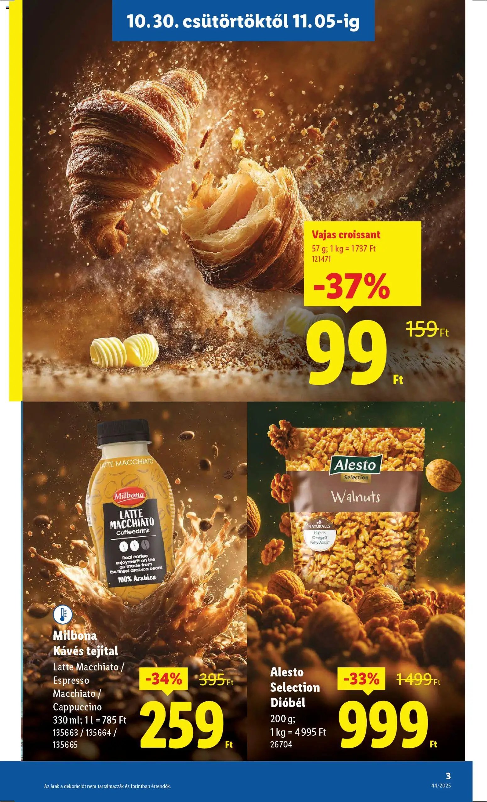 Lidl újság 2025.10.30. Akciós újság Lidl (2025-10-30 - 2025-11-05)