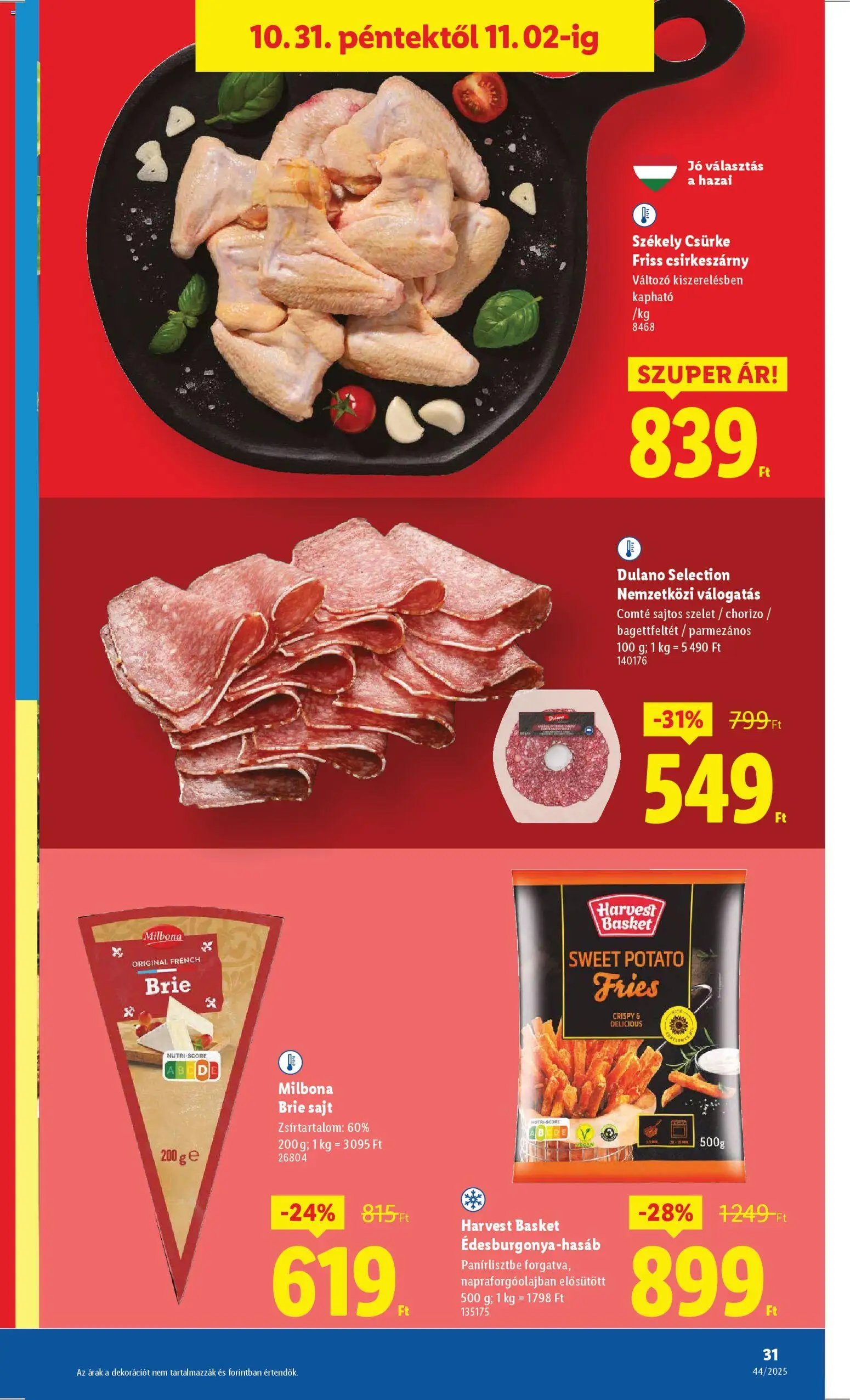 Lidl újság 2025.10.30. Akciós újság Lidl (2025-10-30 - 2025-11-05)