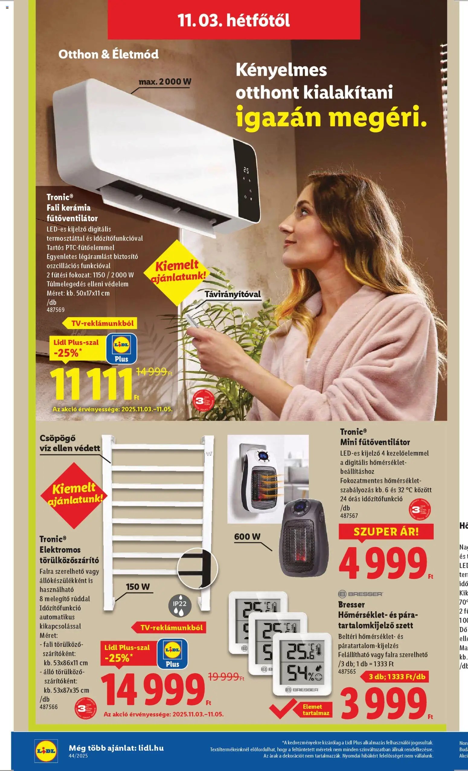 Lidl újság 2025.10.30. Akciós újság Lidl (2025-10-30 - 2025-11-05)