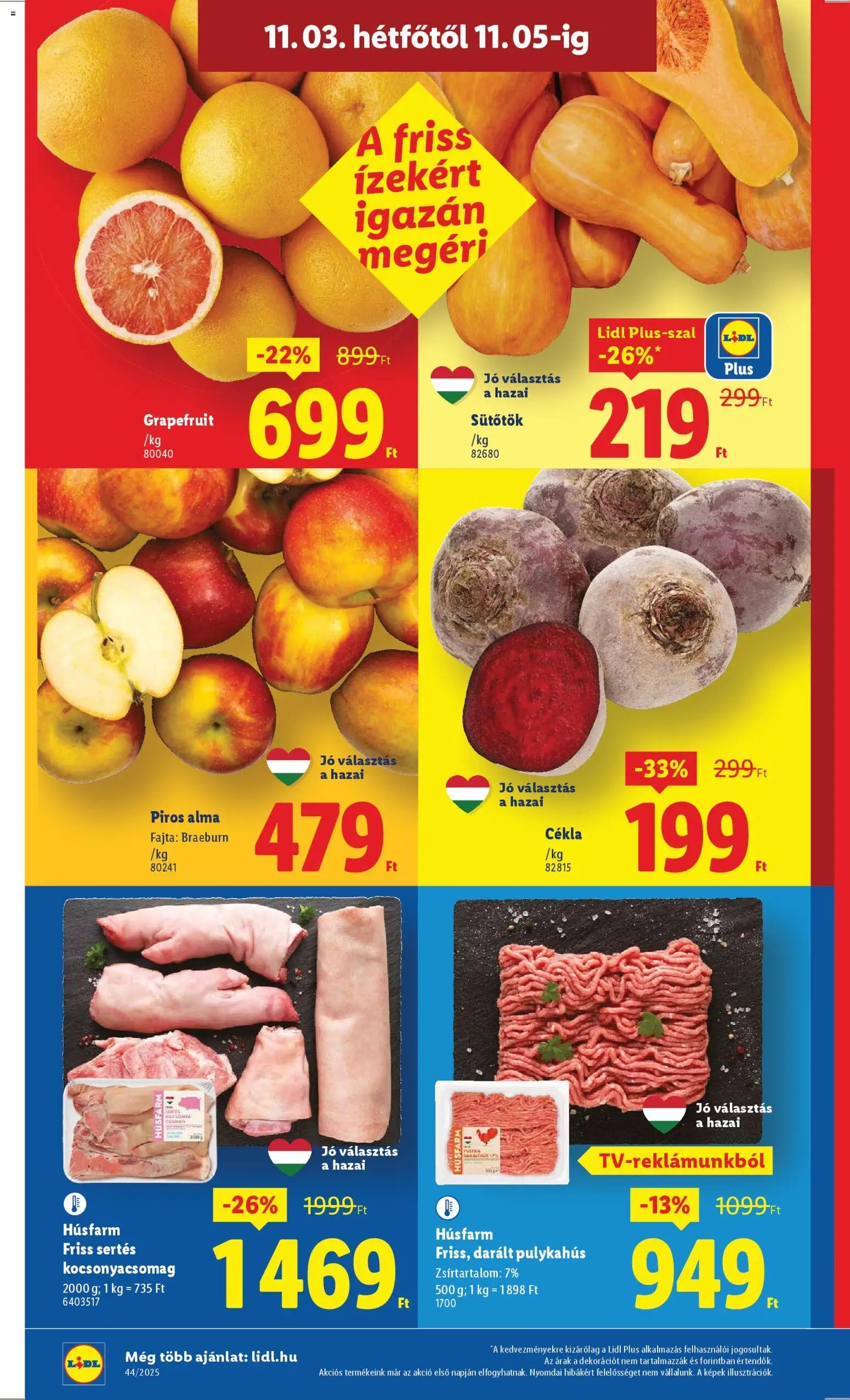 Lidl újság 2025.10.30. Akciós újság Lidl (2025-10-30 - 2025-11-05)