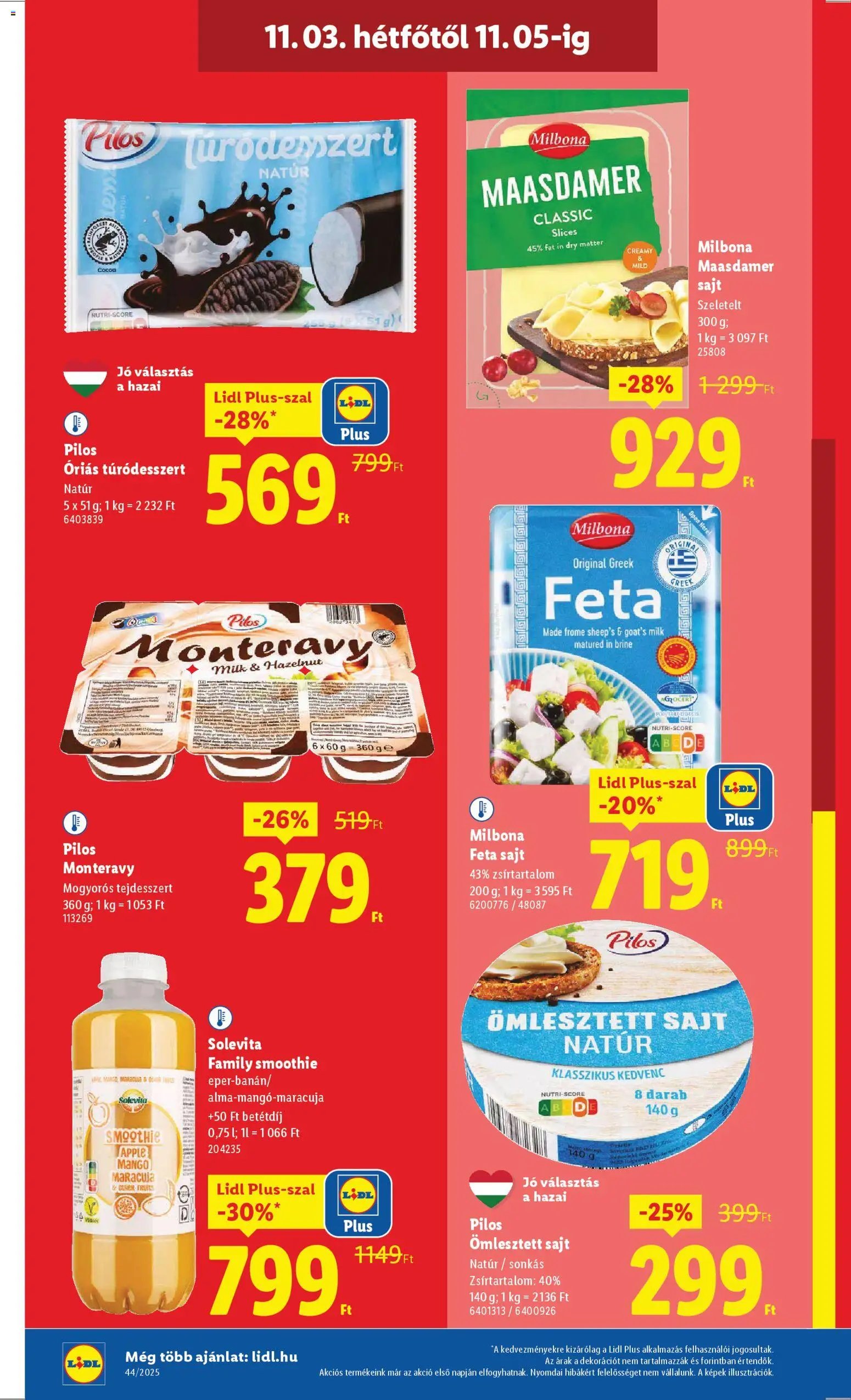 Lidl újság 2025.10.30. Akciós újság Lidl (2025-10-30 - 2025-11-05)