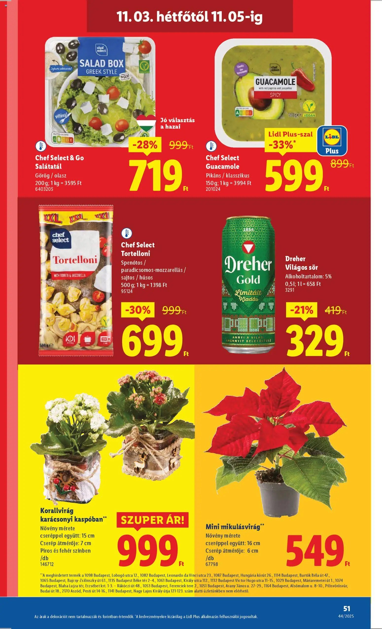 Lidl újság 2025.10.30. Akciós újság Lidl (2025-10-30 - 2025-11-05)