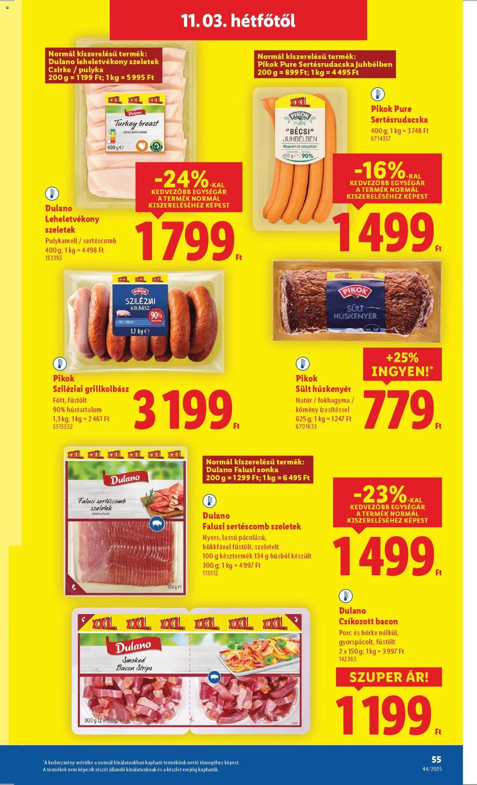 Lidl újság 2025.10.30. Akciós újság Lidl (2025-10-30 - 2025-11-05)