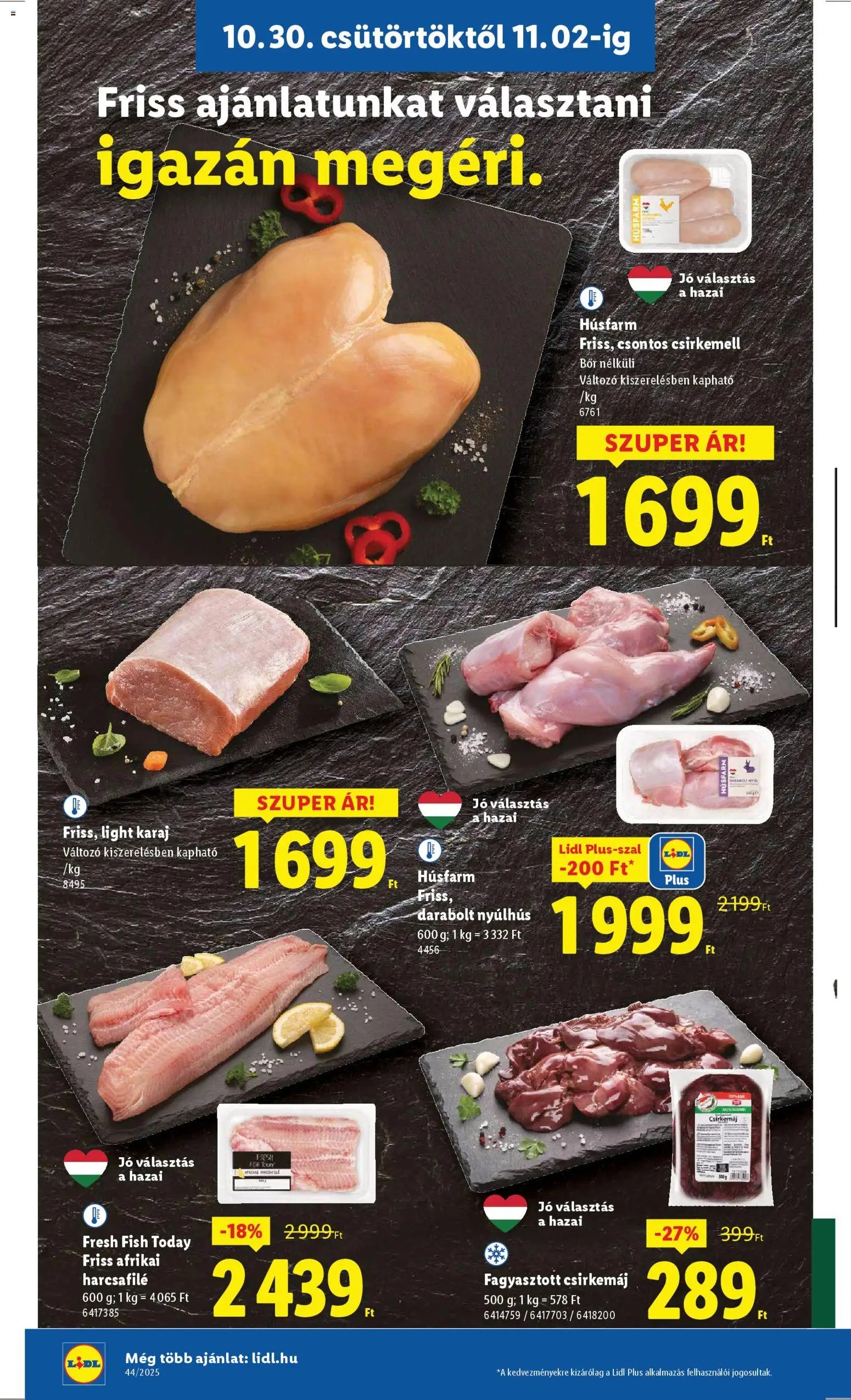 Lidl újság 2025.10.30. Akciós újság Lidl (2025-10-30 - 2025-11-05)