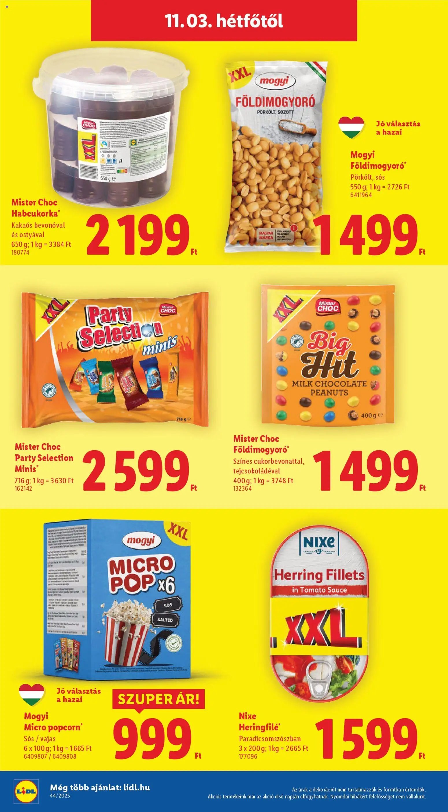 Lidl újság 2025.10.30. Akciós újság Lidl (2025-10-30 - 2025-11-05)