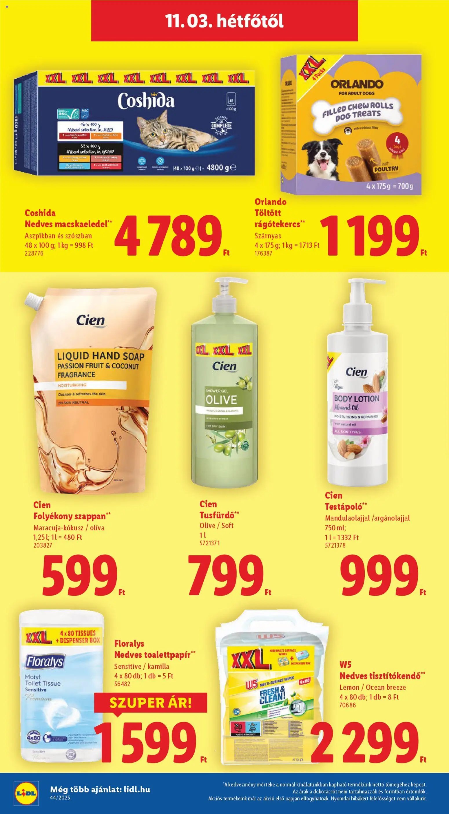Lidl újság 2025.10.30. Akciós újság Lidl (2025-10-30 - 2025-11-05)