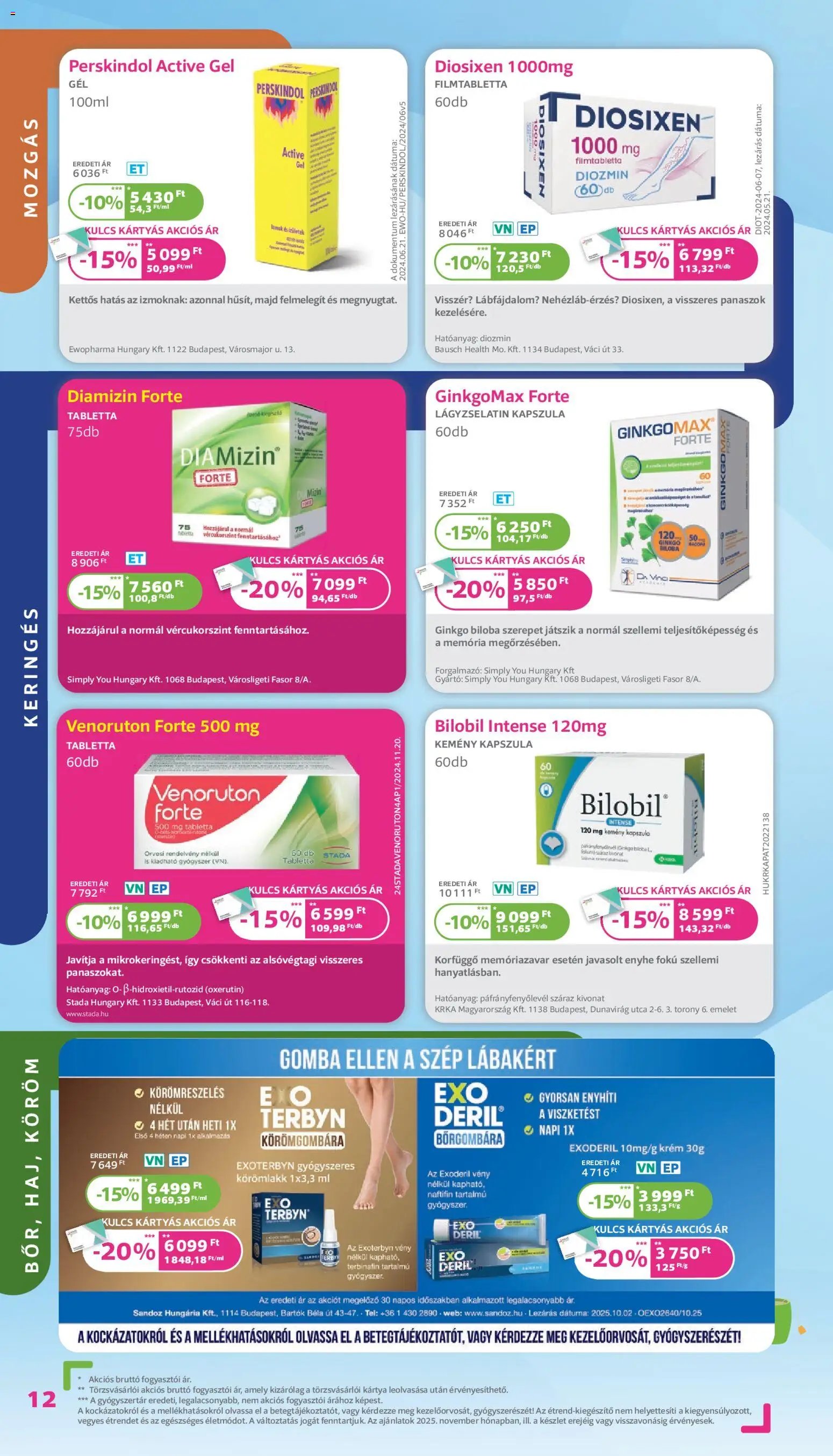 Kulcs Patika újság 2025.11.01. Akciós újság Kulcs Patika (2025-11-01 - 2025-11-30)