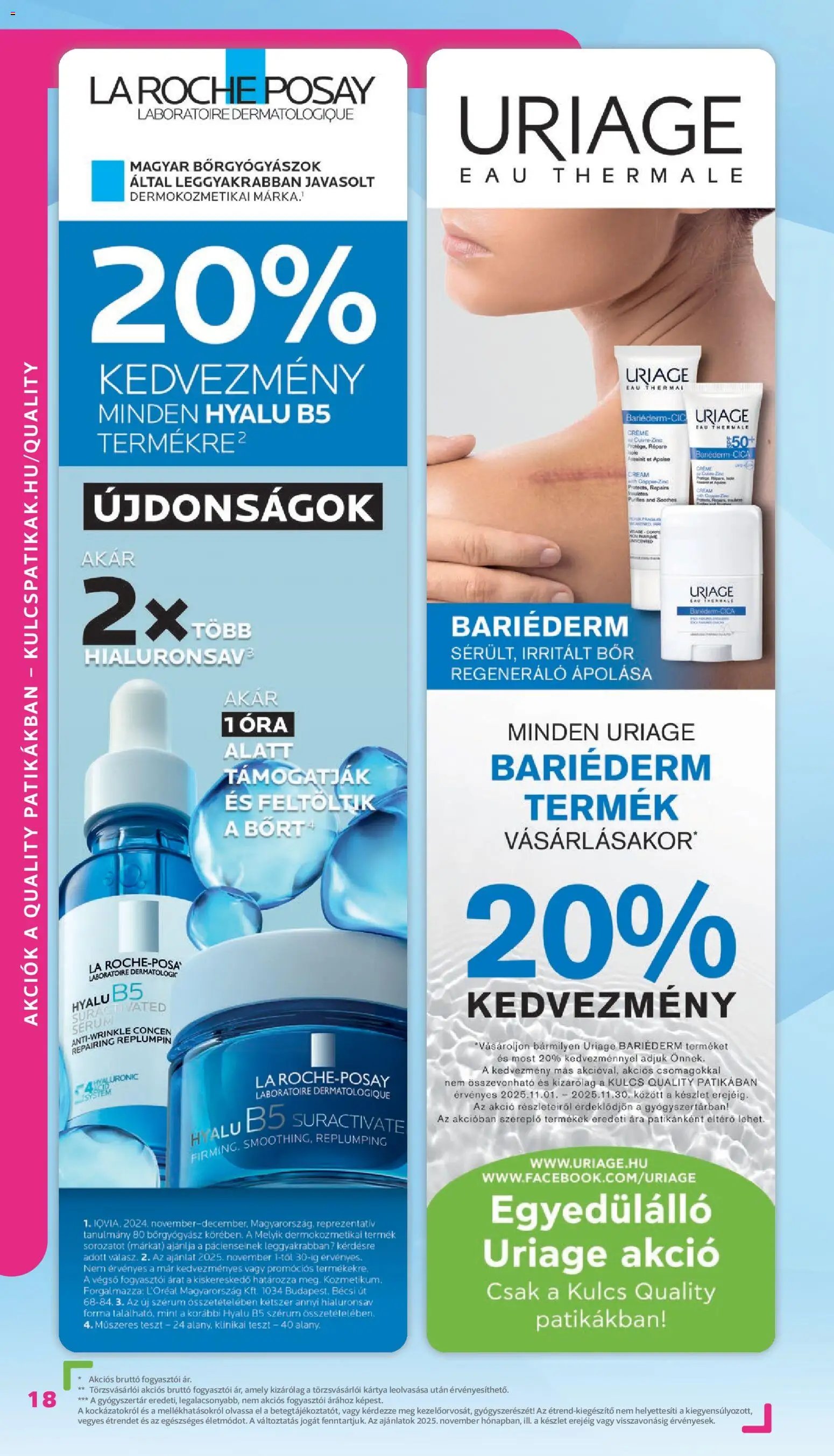 Kulcs Patika újság 2025.11.01. Akciós újság Kulcs Patika (2025-11-01 - 2025-11-30)