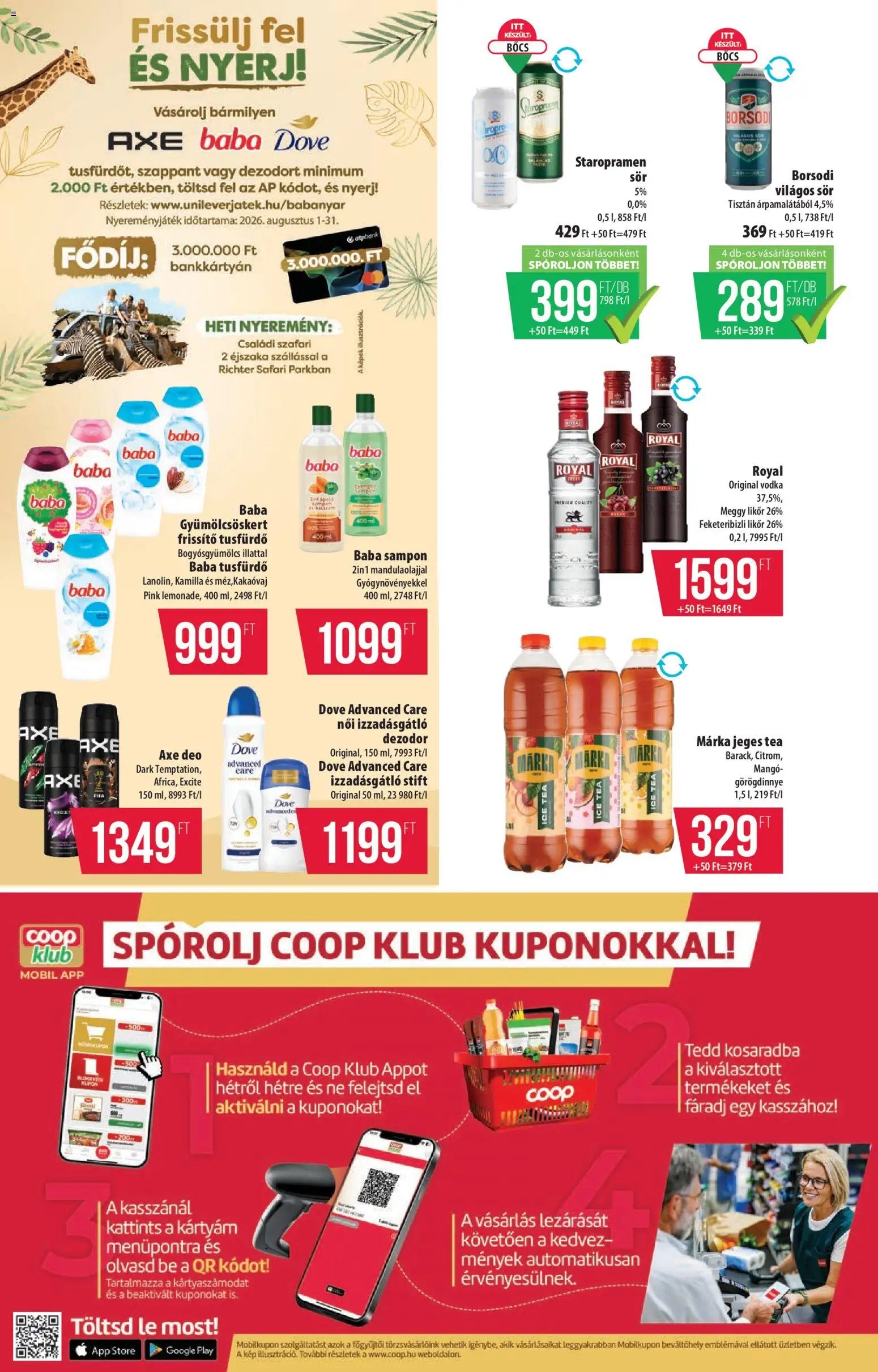 COOP újság 2026.08.06. COOP - Szuper Plusz / Tisza