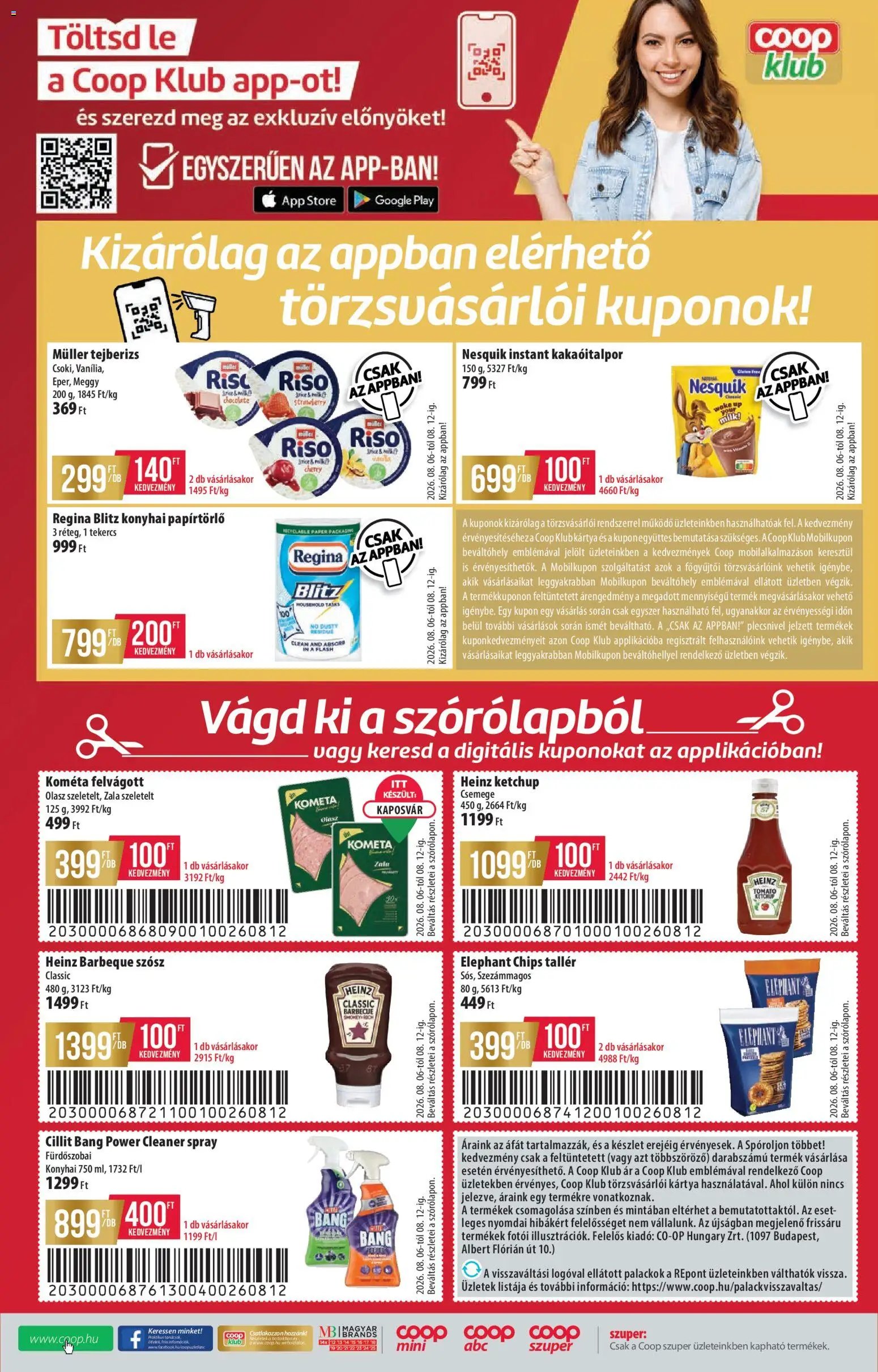 COOP újság 2026.08.06. COOP - Szuper Plusz / Tisza