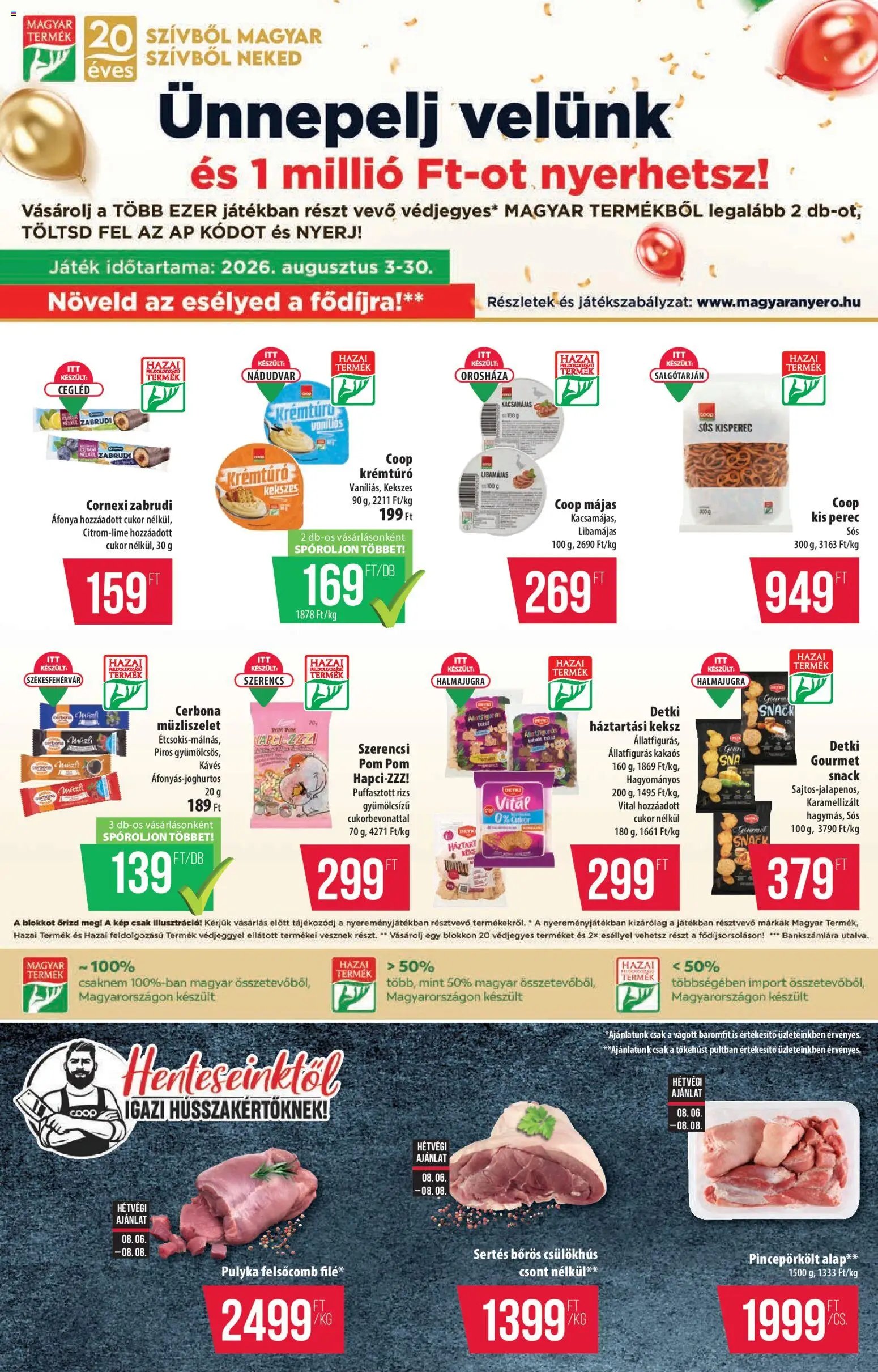 COOP újság 2026.08.06. COOP - Szuper Plusz / Tisza