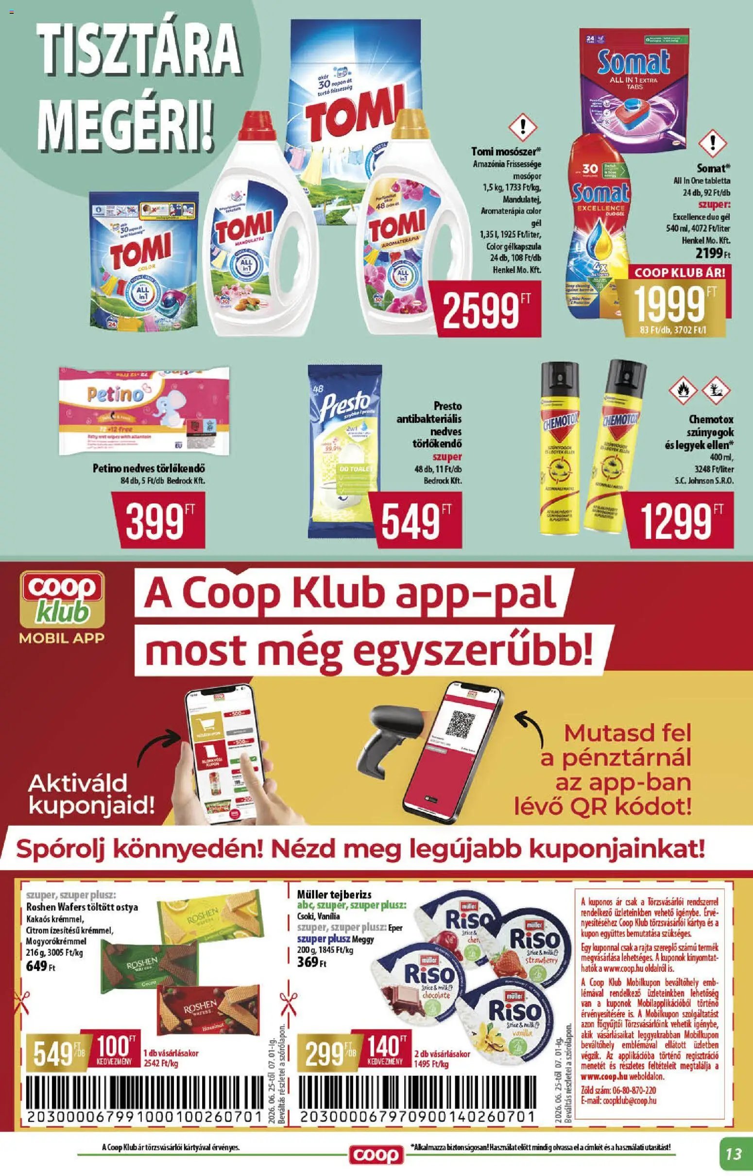 COOP újság 2026.06.25. COOP - Abc & szuper / Alföld Pro-Coop Zrt.