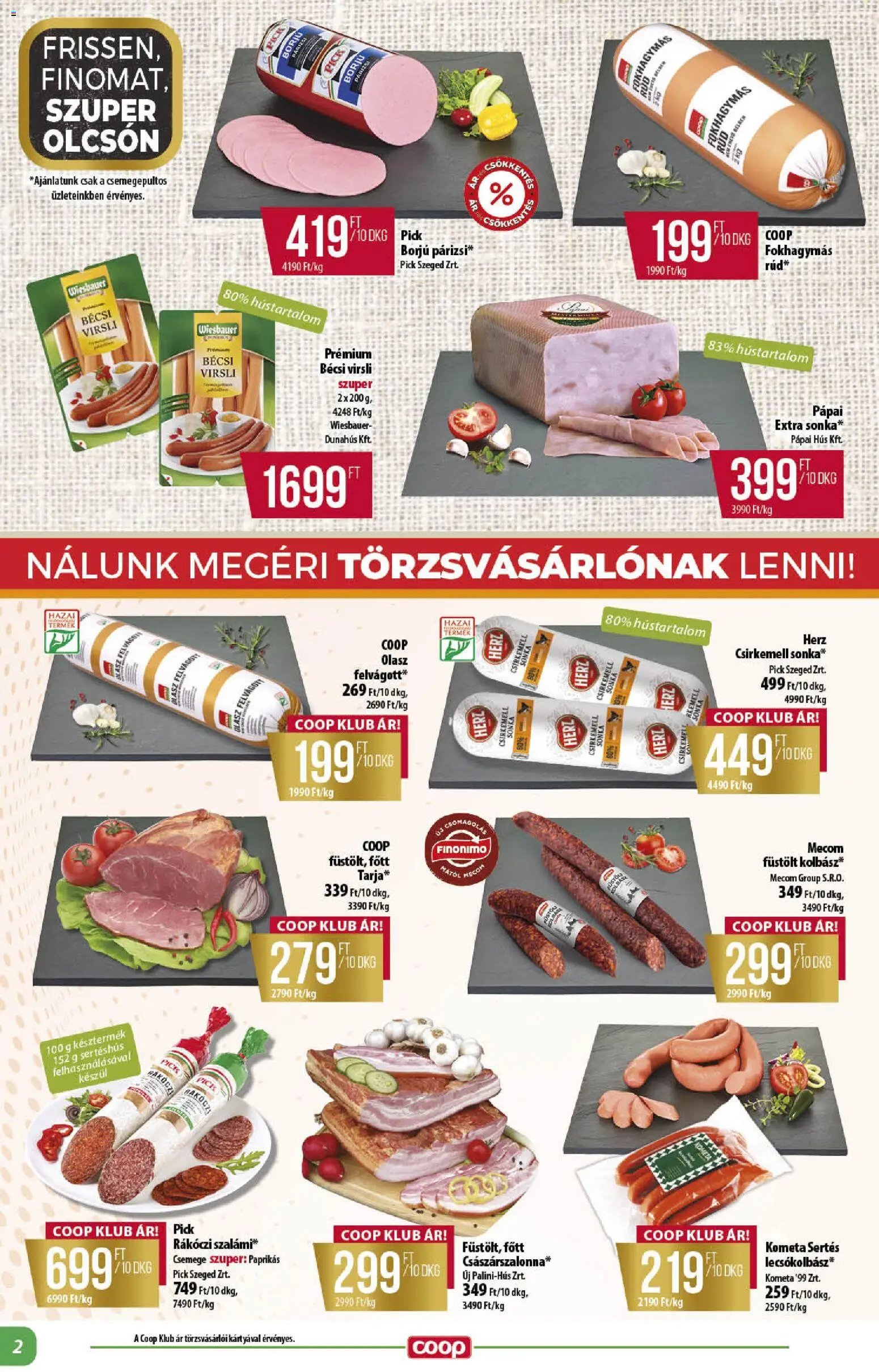 COOP újság 2026.06.25. COOP - Abc & szuper / Alföld Pro-Coop Zrt.