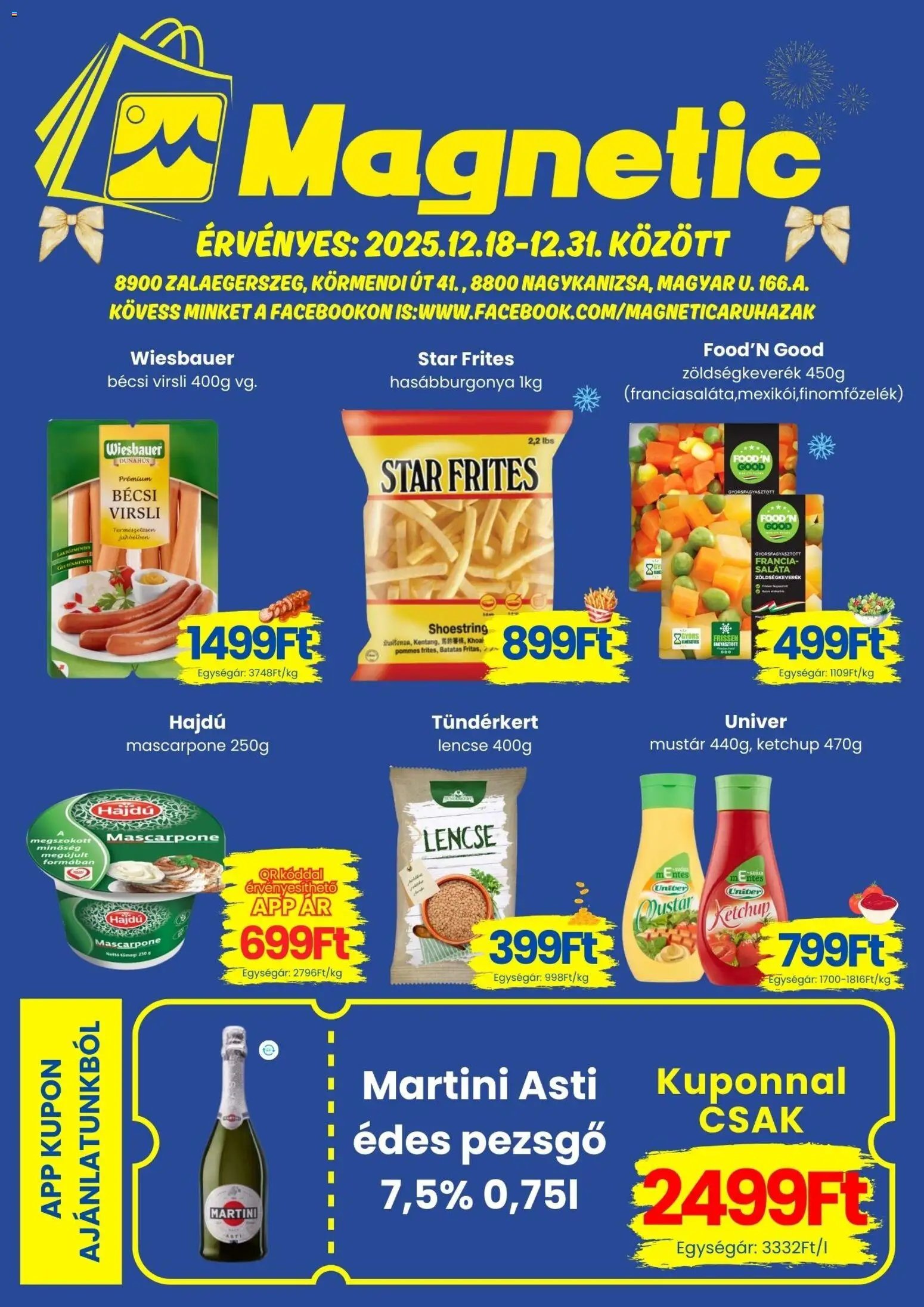 Magnetic újság 2025.12.18. Akciós újság Magnetic (2025-12-18 - 2025-12-31)