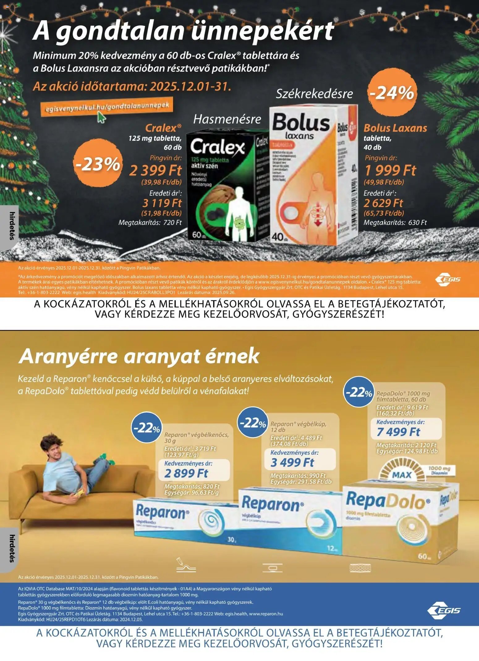 Pingvin Patika újság 2025.12.01. Pingvin Magazin (2025-12-01 - 2025-12-31)