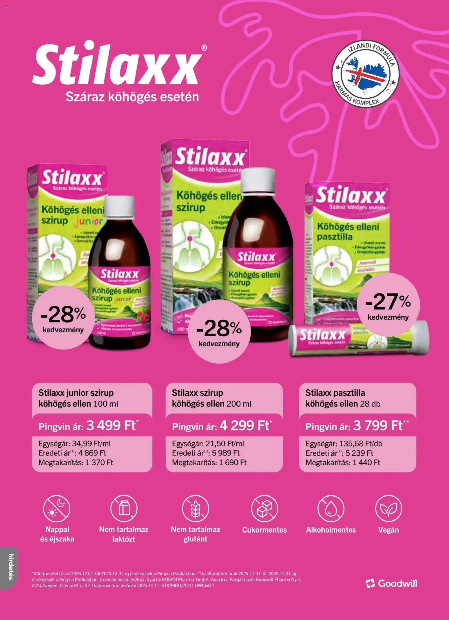 Pingvin Patika újság 2025.12.01. Pingvin Magazin (2025-12-01 - 2025-12-31)